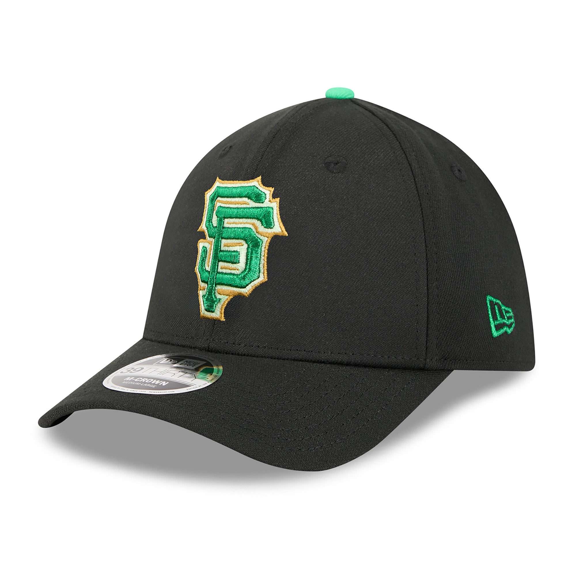 Men's New Era  Black San Francisco Giants 2026 St. Patrick's Day 39THIRTY Flex Hat