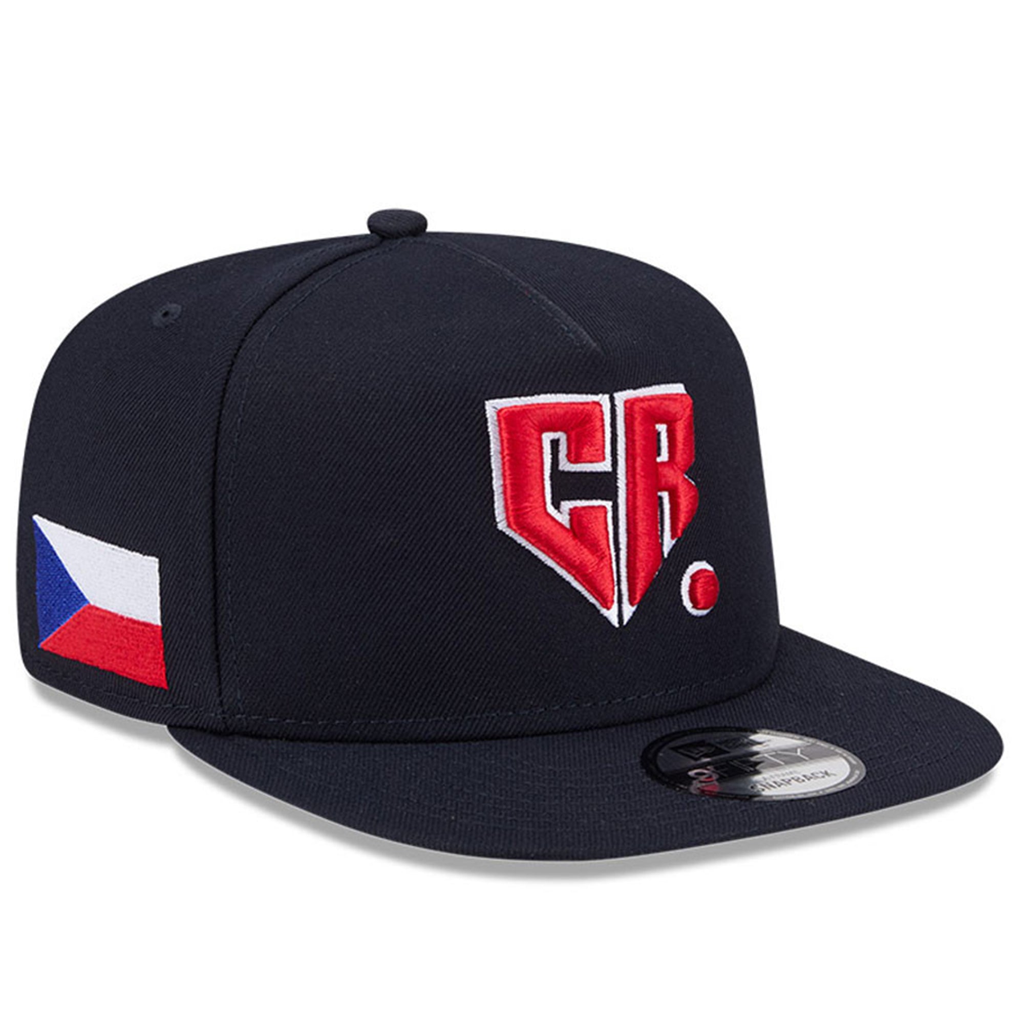 Men's New Era  Navy Czech Republic Baseball 2026 World Baseball Classic 9FIFTY A-Frame Snapback Hat