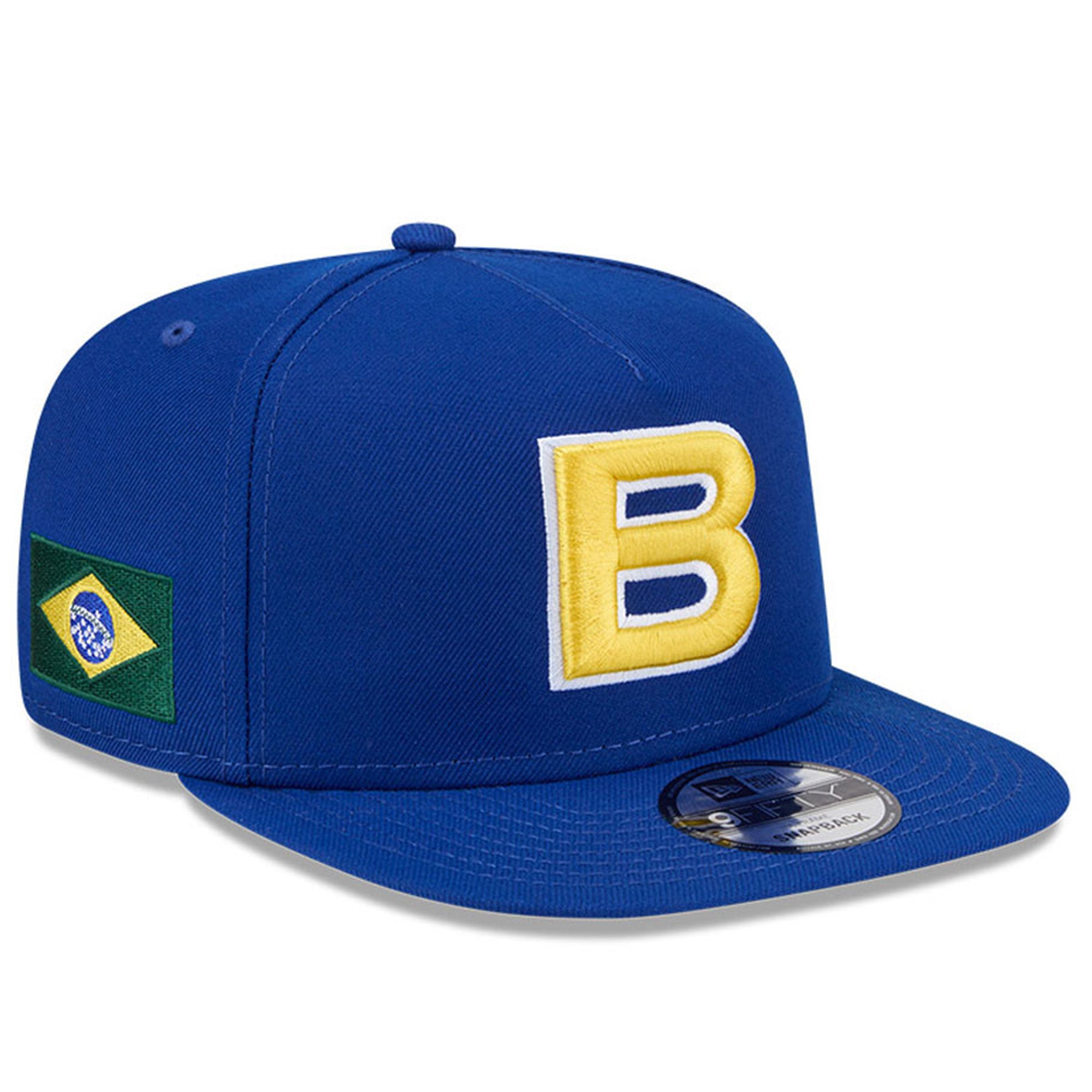 Men's New Era  Blue Brazil Baseball 2026 World Baseball Classic 9FIFTY A-Frame Snapback Hat
