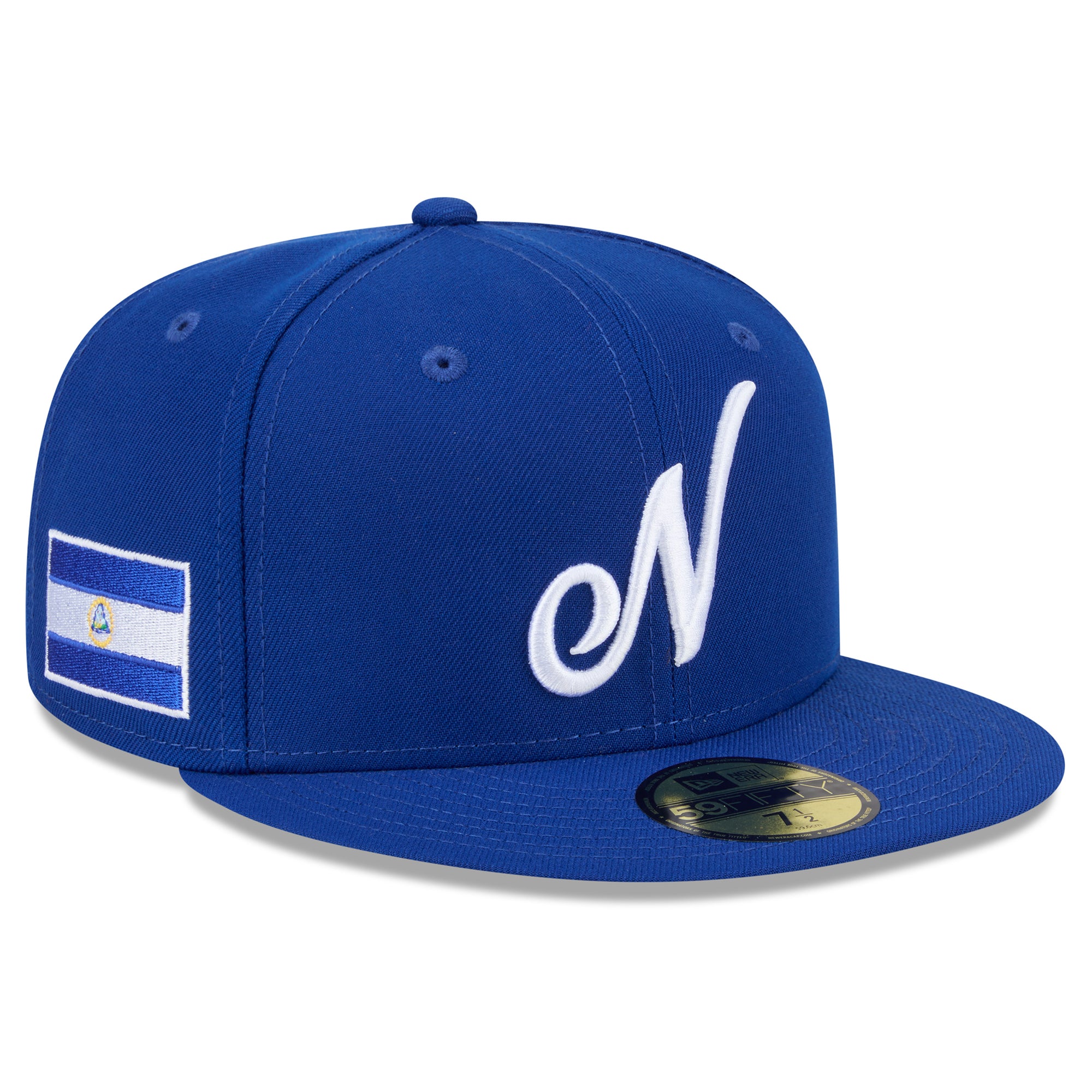 Men's New Era  Blue Nicaragua Baseball 2026 World Baseball Classic 59FIFTY Fitted Hat
