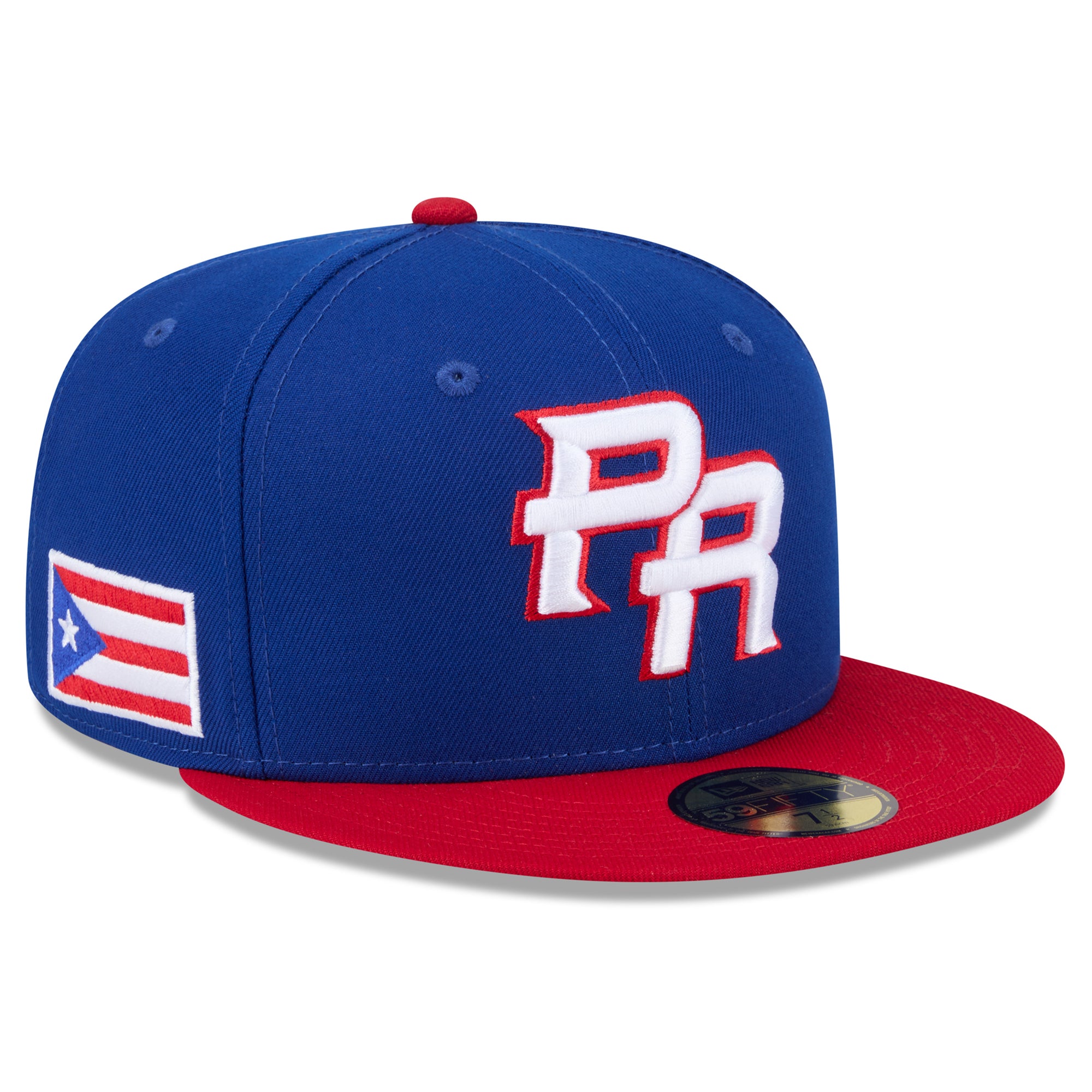 Men's New Era  Blue/Red Puerto Rico Baseball 2026 World Baseball Classic 59FIFTY Fitted Hat