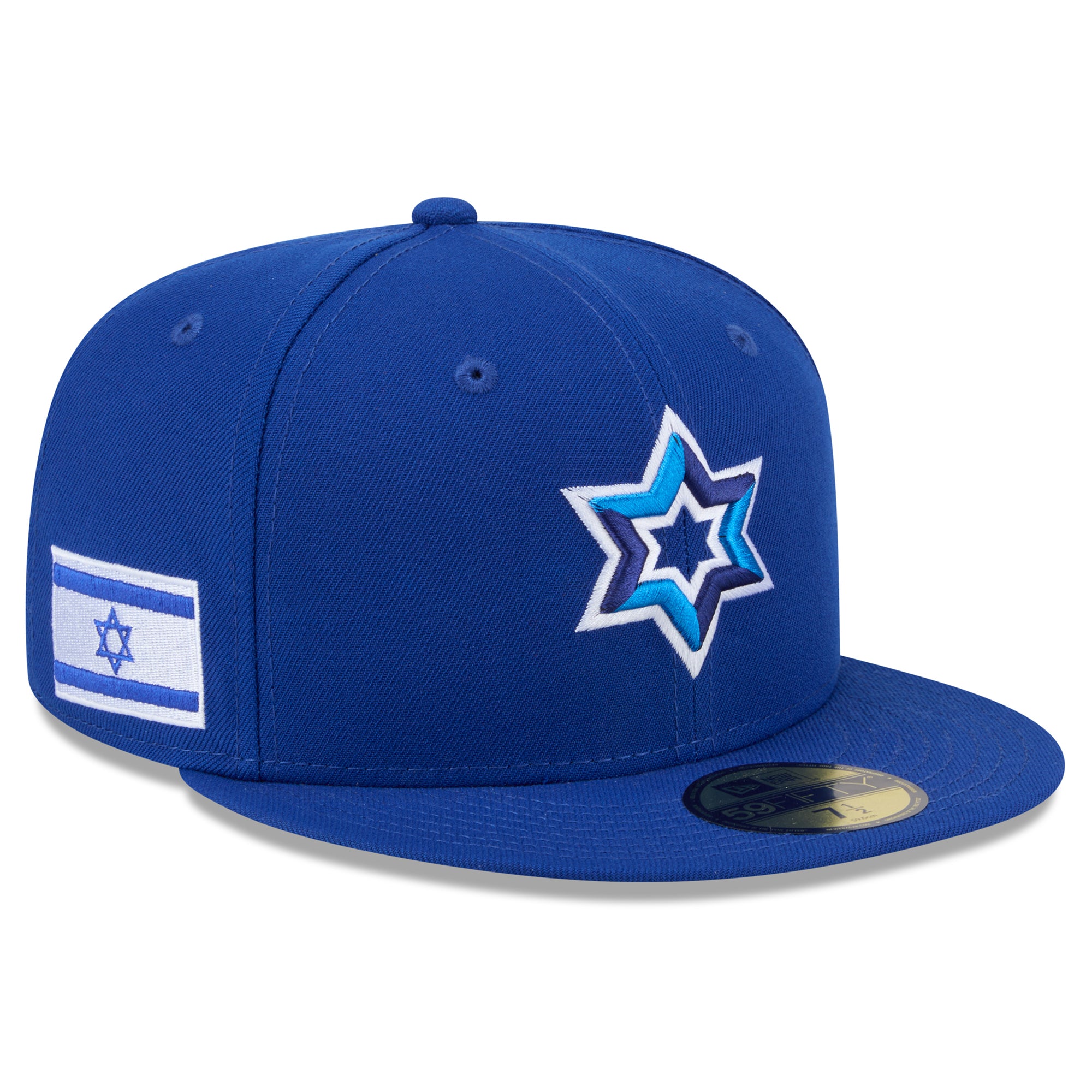 Men's New Era  Blue Israel Baseball 2026 World Baseball Classic 59FIFTY Fitted Hat