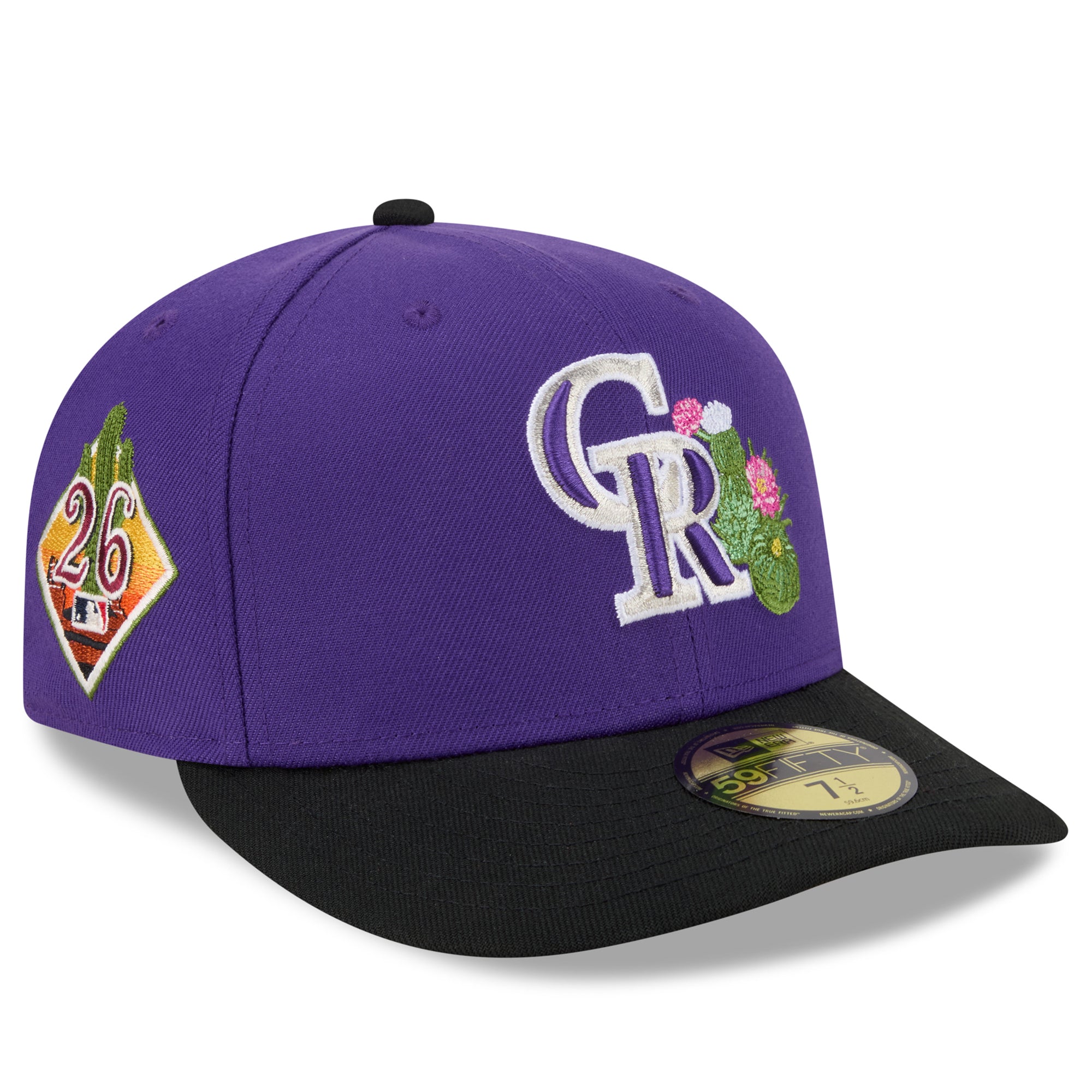 Men's New Era  Purple/Black Colorado Rockies 2026 Spring Training 59FIFTY Fitted Hat