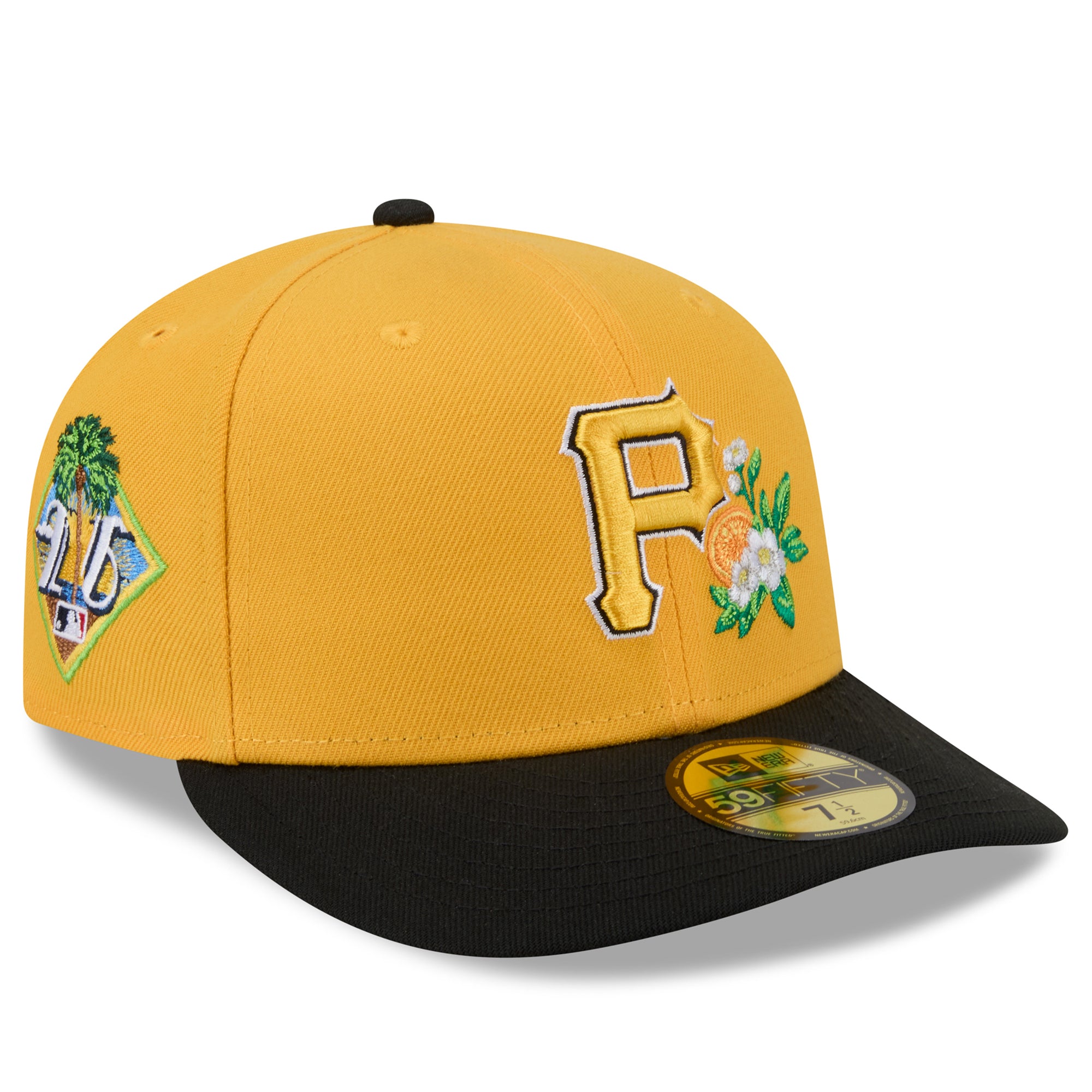 Men's New Era  Gold/Black Pittsburgh Pirates 2026 Spring Training 59FIFTY Fitted Hat