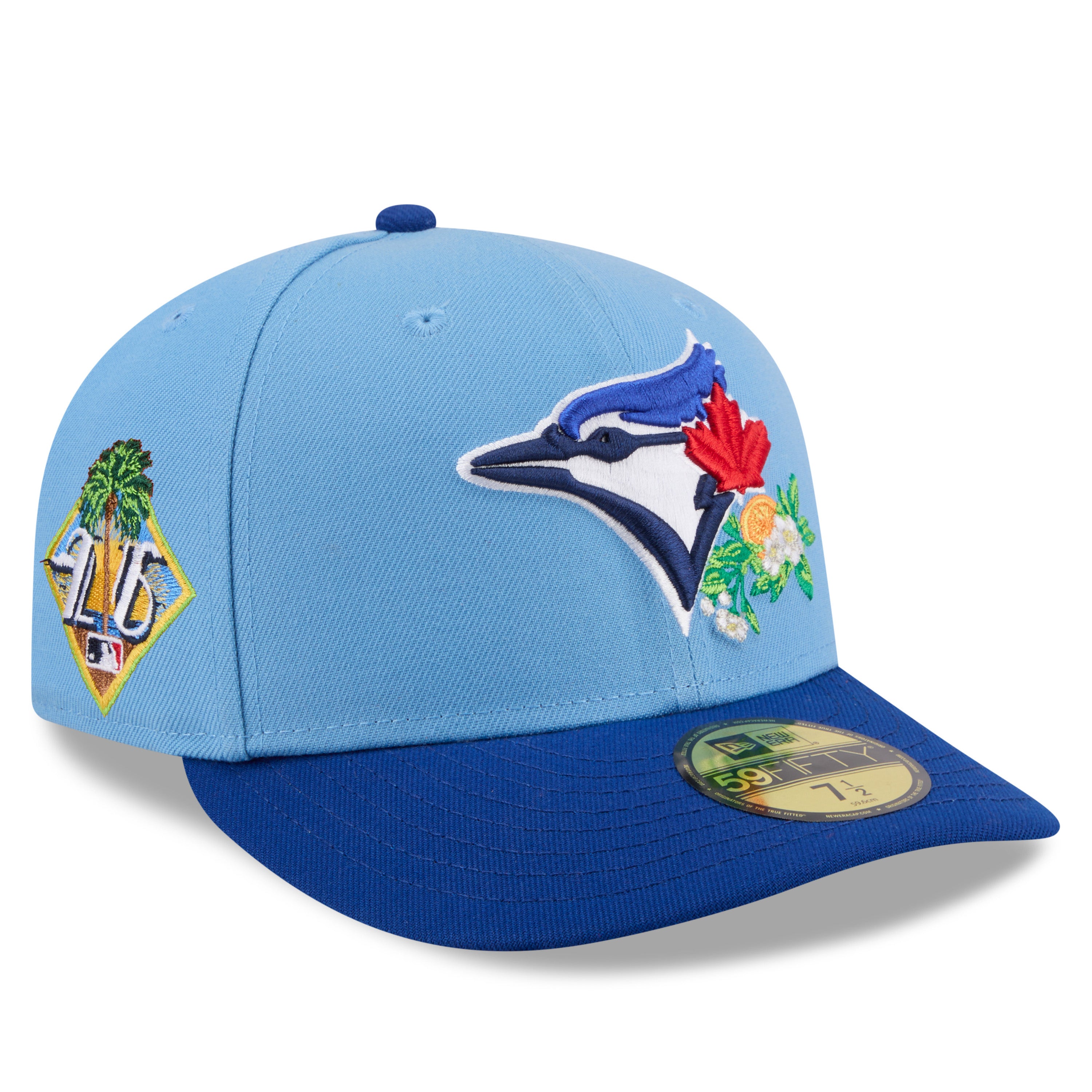Men's New Era  Powder Blue/Royal Toronto Blue Jays 2026 Spring Training Low Profile 59FIFTY Fitted Hat