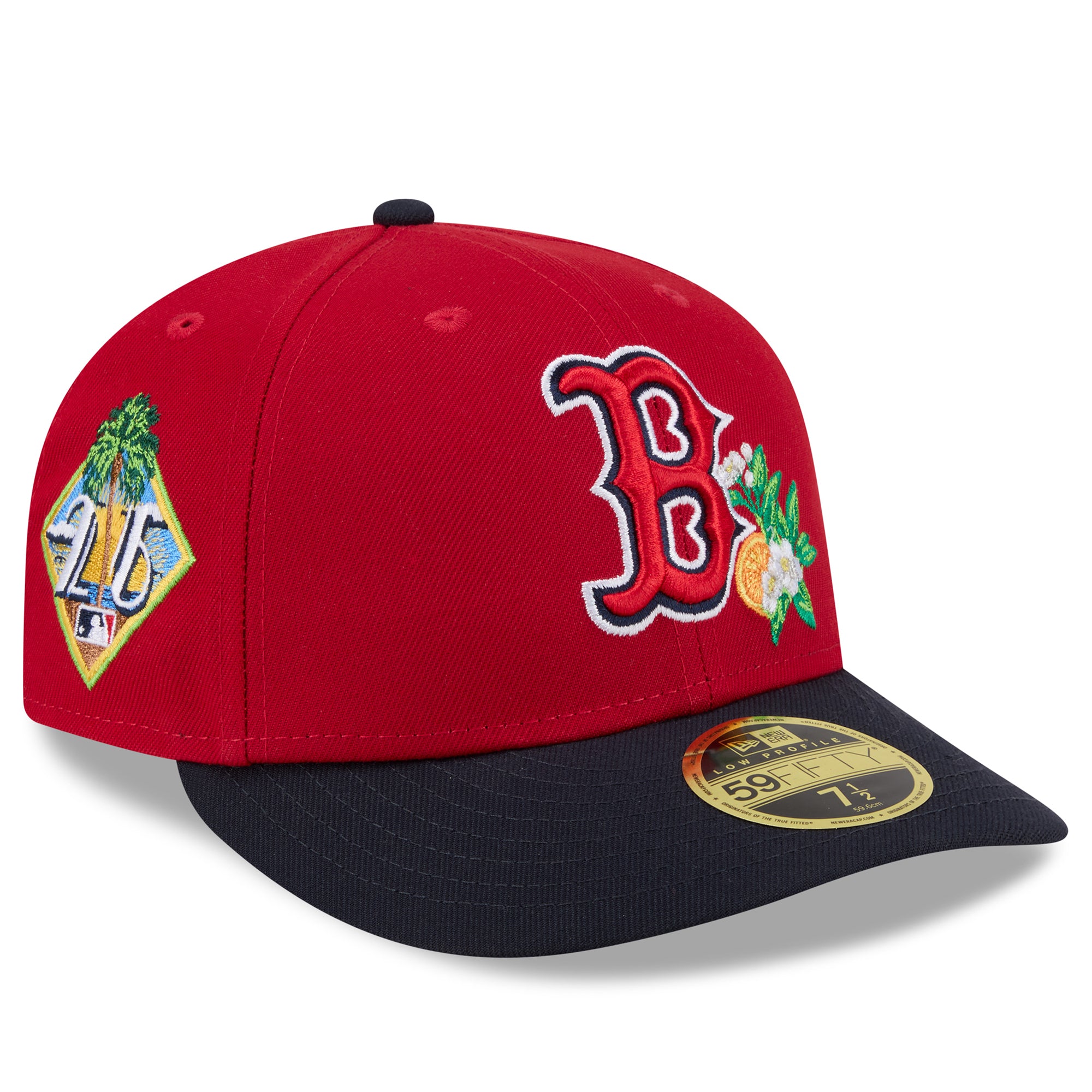 Men's New Era  Red/Navy Boston Red Sox 2026 Spring Training Low Profile 59FIFTY Fitted Hat