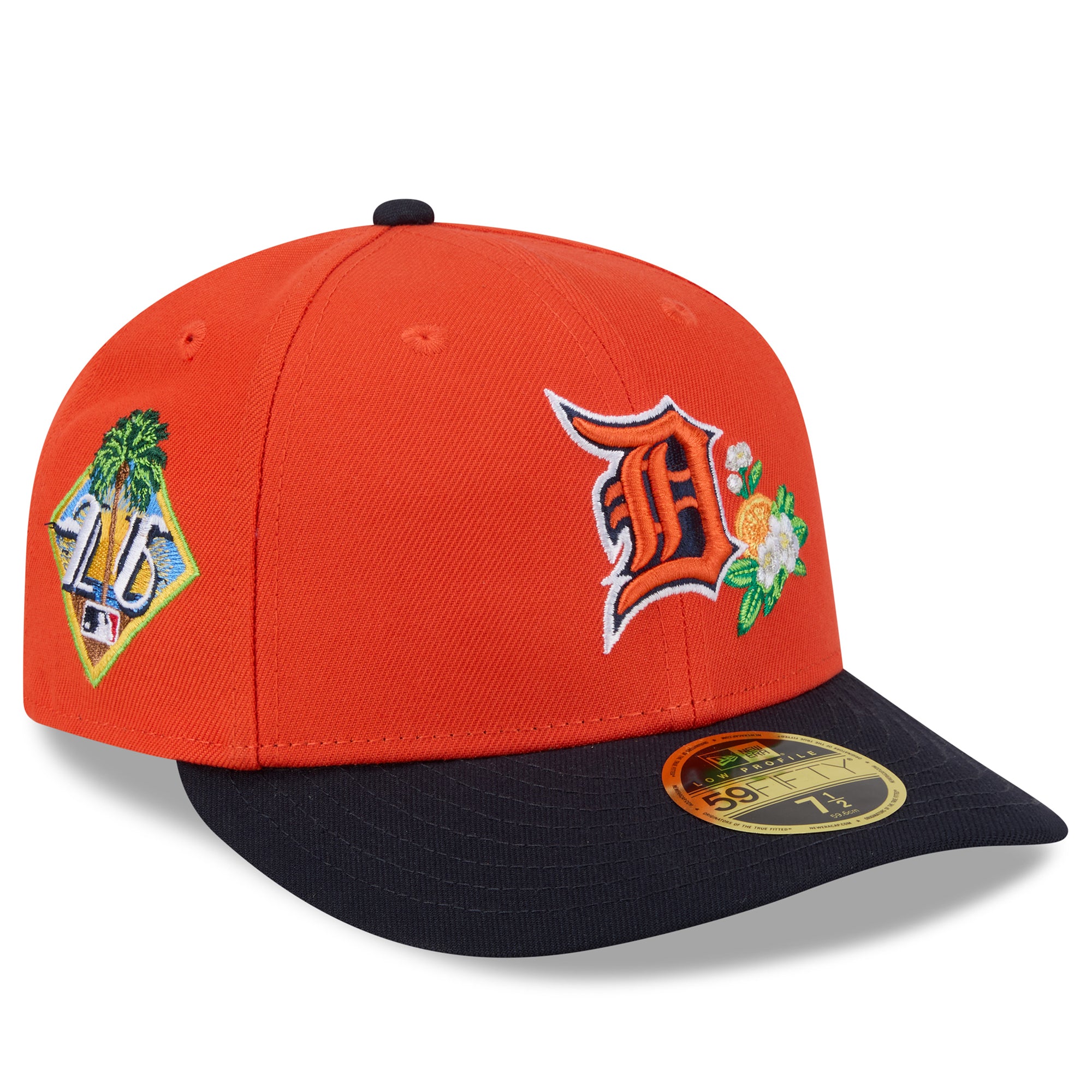Men's New Era  Orange/Navy Detroit Tigers 2026 Spring Training Low Profile 59FIFTY Fitted Hat