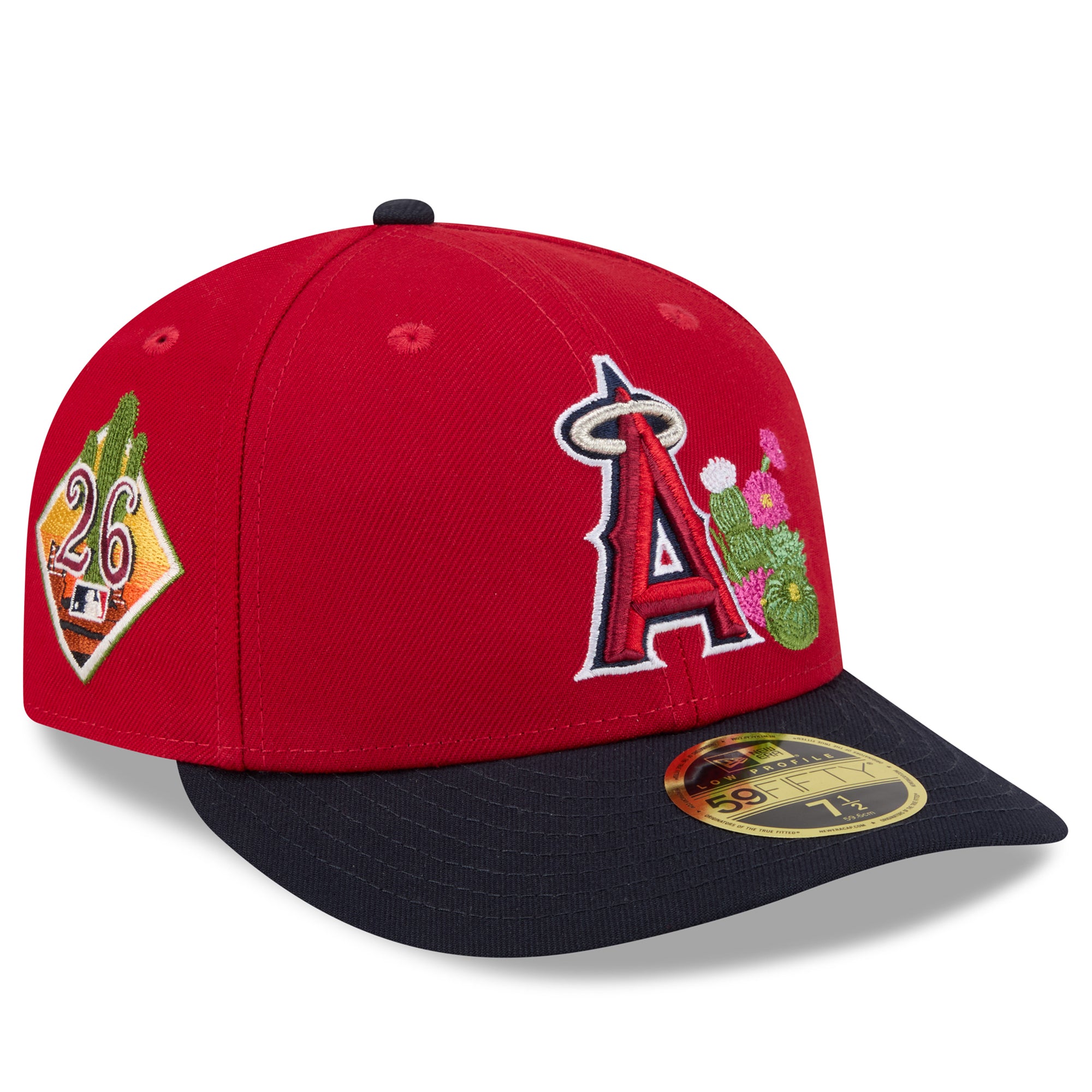 Men's New Era  Red/Navy Los Angeles Angels 2026 Spring Training Low Profile 59FIFTY Fitted Hat