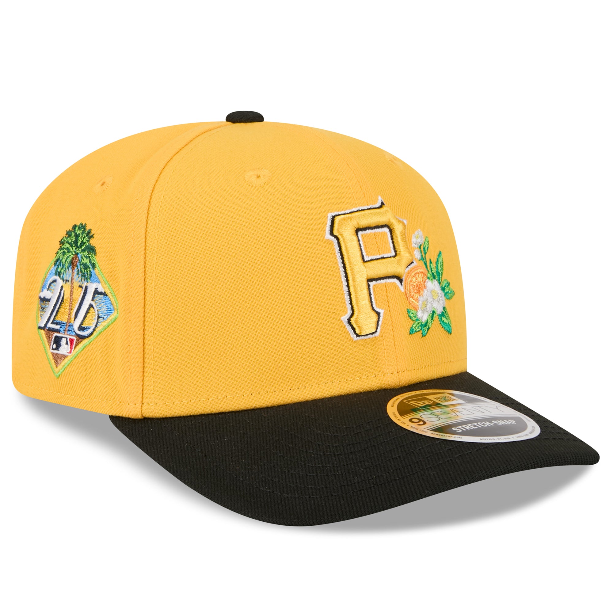 Men's New Era  Gold/Black Pittsburgh Pirates 2026 Spring Training 9SEVENTY Adjustable Hat