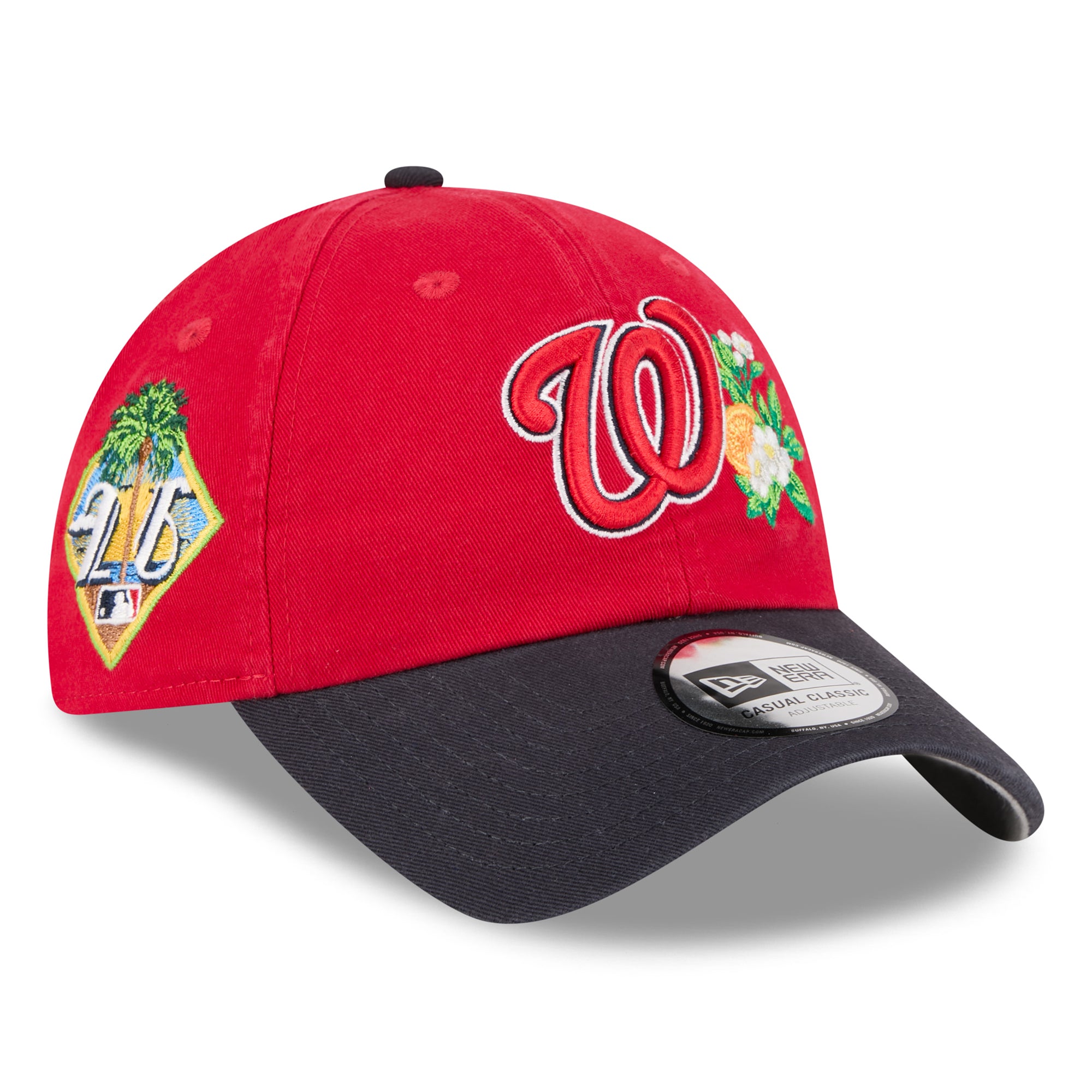 Men's New Era  Red/Navy Washington Nationals 2026 Spring Training Casual Classic Adjustable Hat