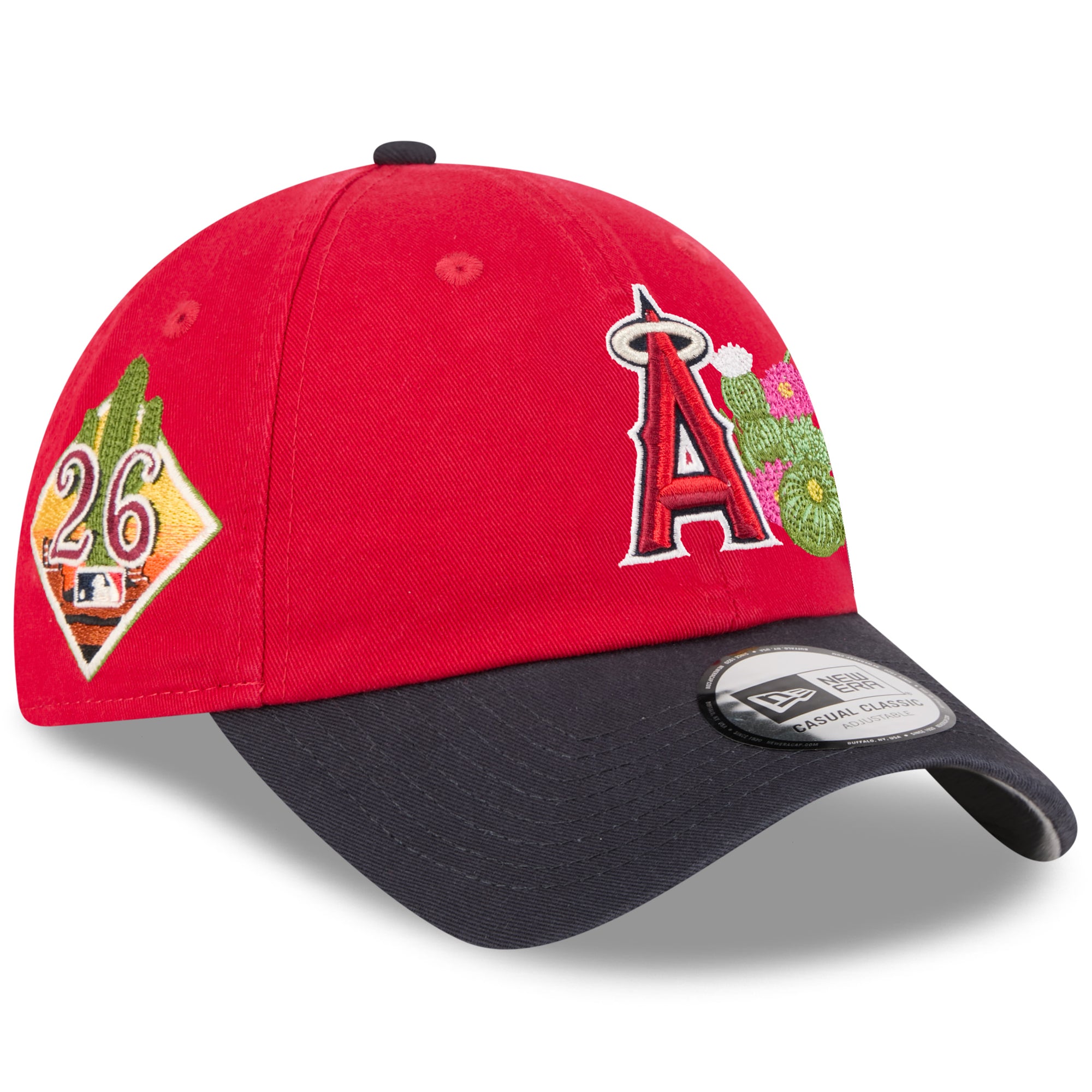 Men's New Era  Red/Navy Los Angeles Angels 2026 Spring Training Casual Classic Adjustable Hat