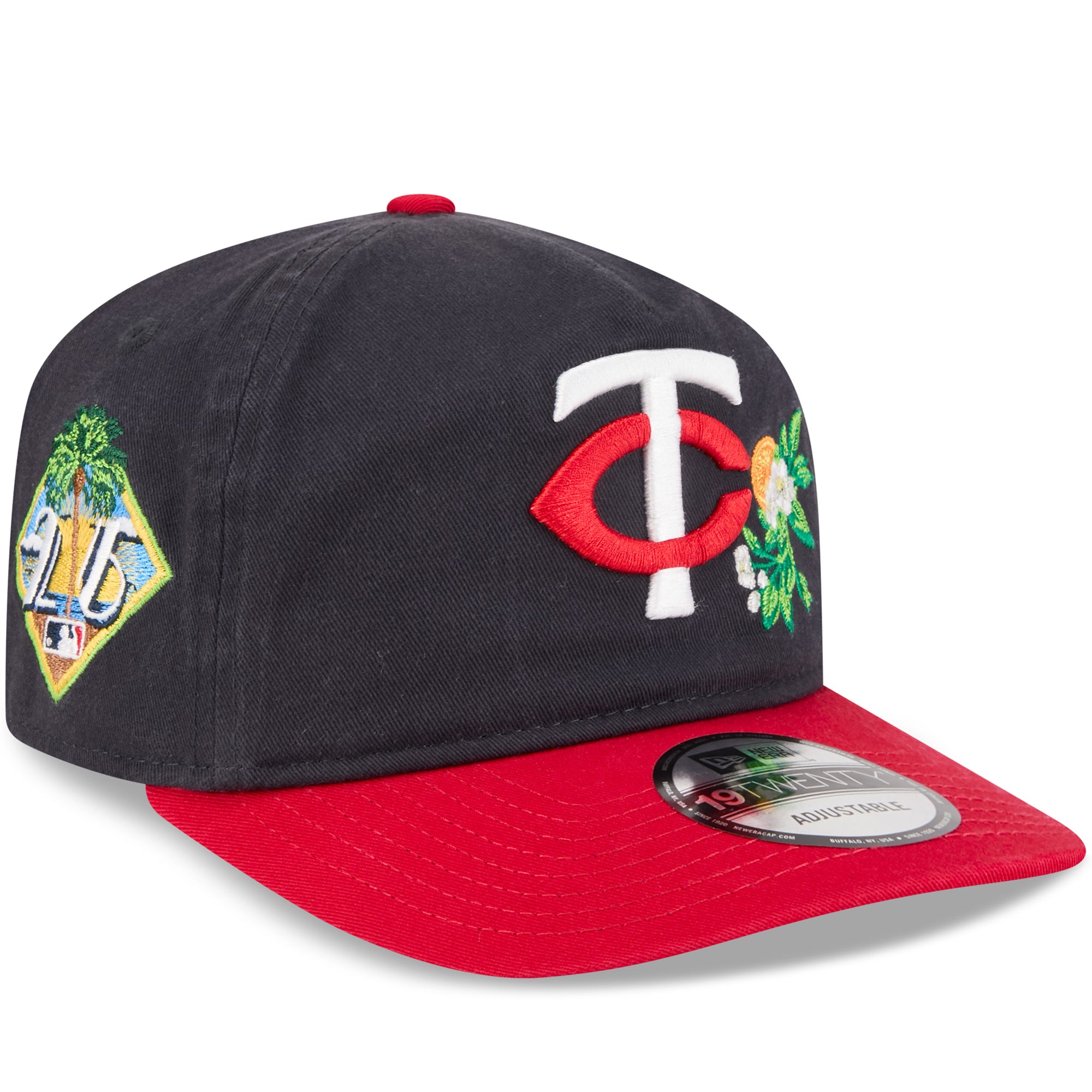 Youth New Era  Navy/Red Minnesota Twins 2026 Spring Training 19TWENTY Adjustable Hat