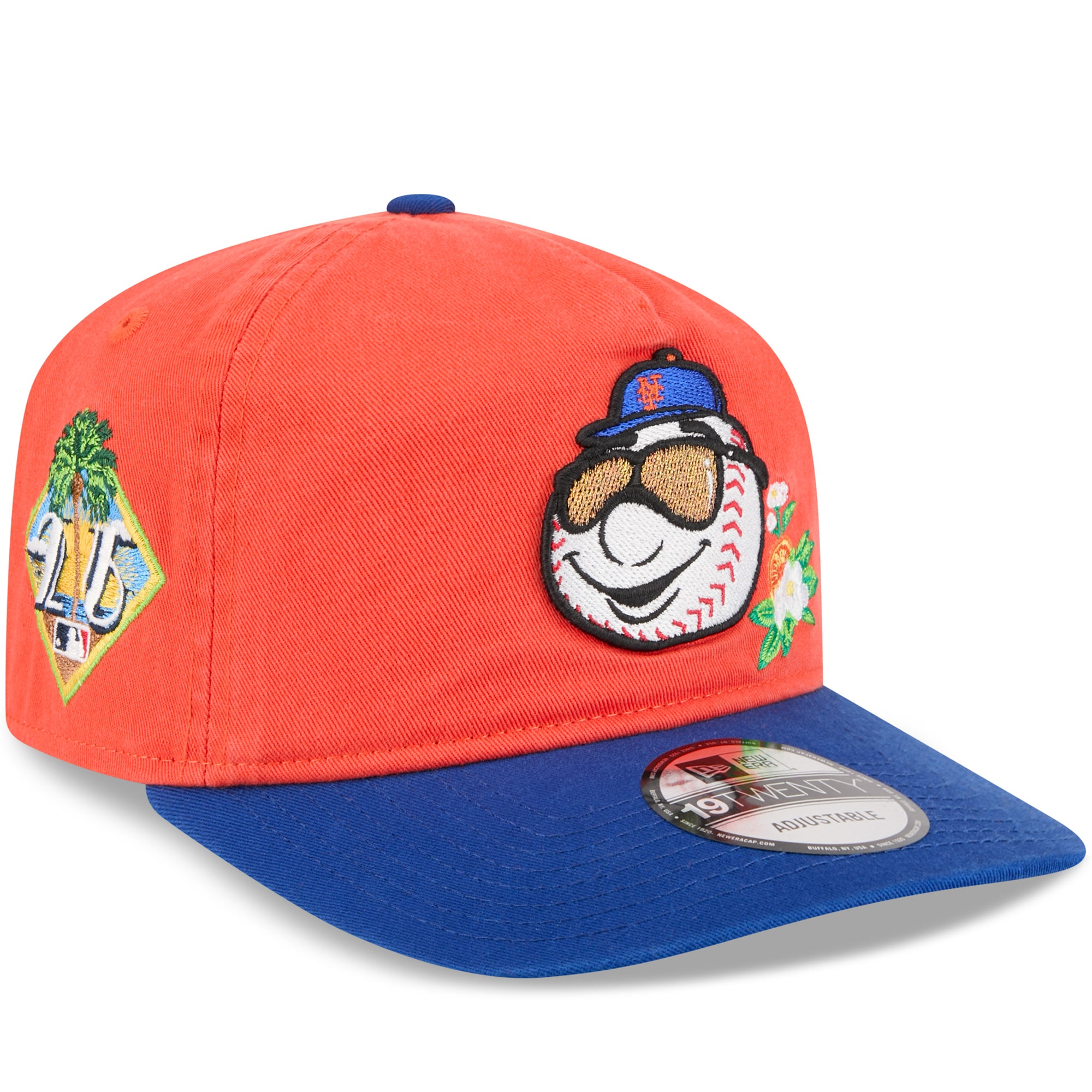 Youth New Era  Orange/Royal New York Mets 2026 Spring Training 19TWENTY Adjustable Hat