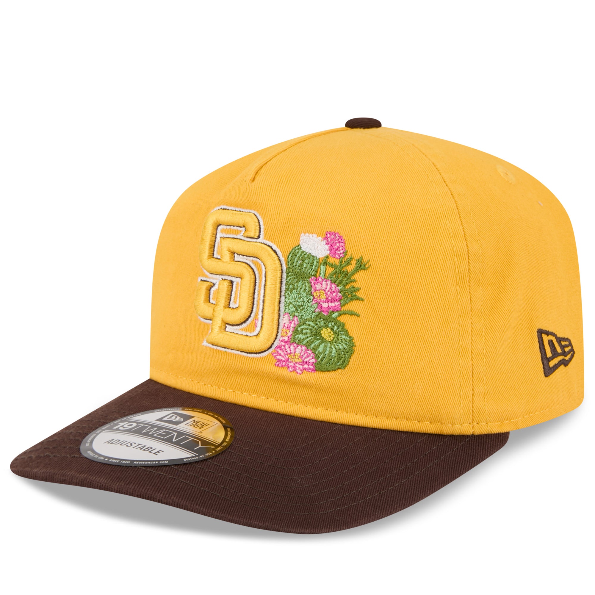 Youth New Era  Gold/Brown San Diego Padres 2026 Spring Training 19TWENTY Adjustable Hat