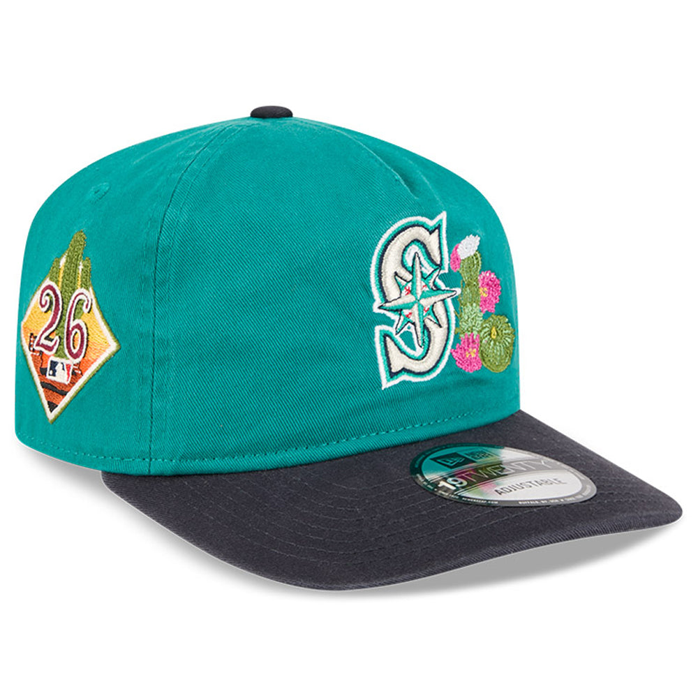 Youth New Era  Teal/Navy Seattle Mariners 2026 Spring Training 19TWENTY Adjustable Hat