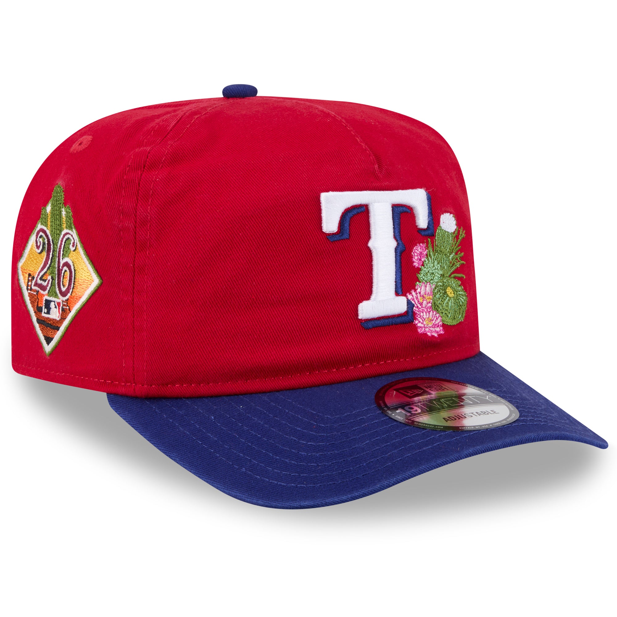 Youth New Era  Red/Royal Texas Rangers 2026 Spring Training 19TWENTY Adjustable Hat