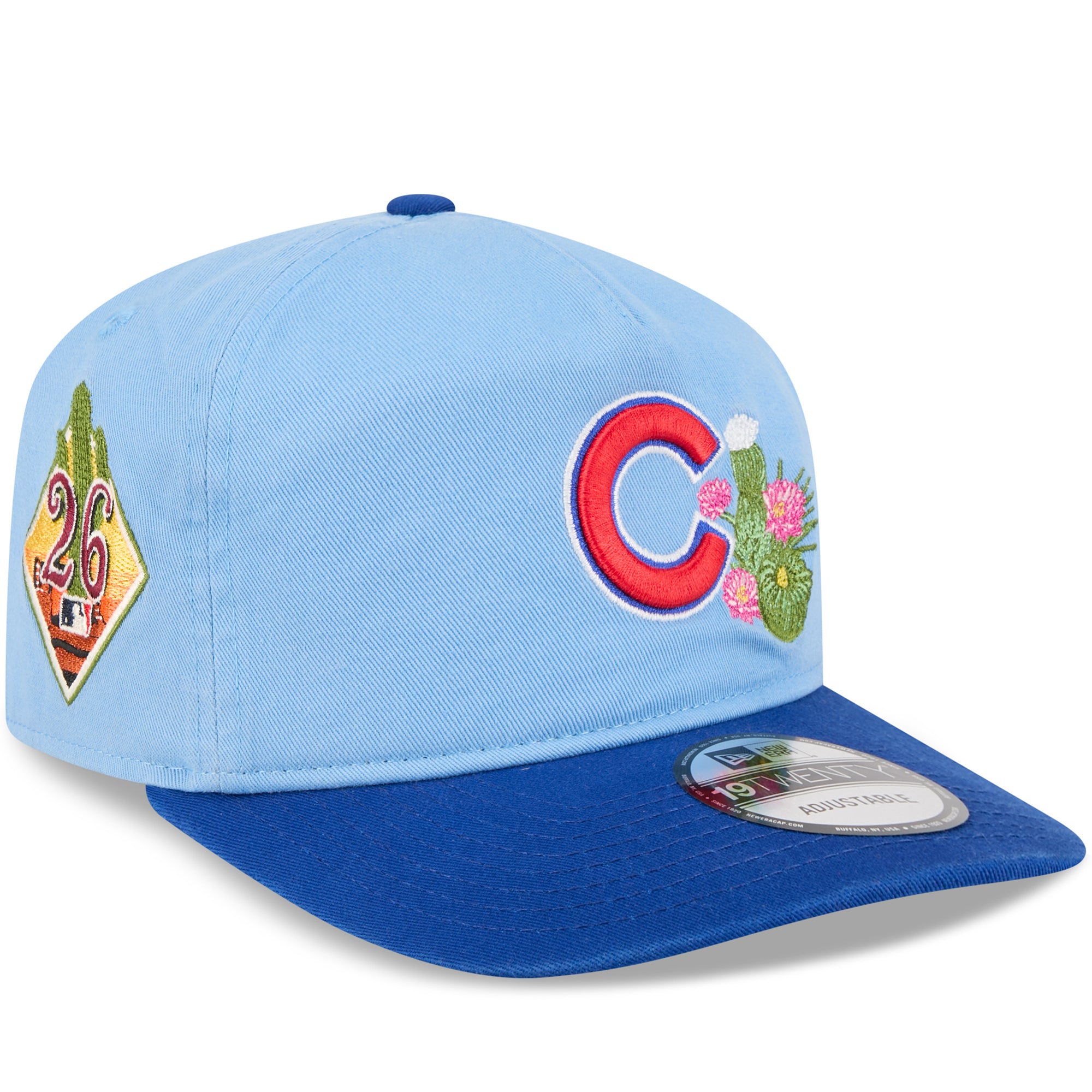 Youth New Era  Light Blue/Royal Chicago Cubs 2026 Spring Training 19TWENTY Adjustable Hat