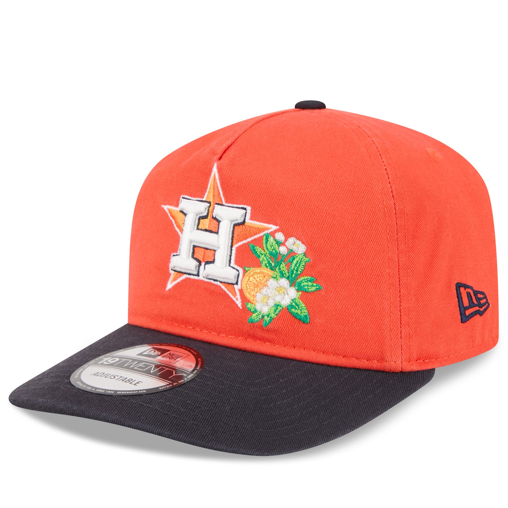 Youth New Era  Orange/Navy Houston Astros 2026 Spring Training 19TWENTY Adjustable Hat