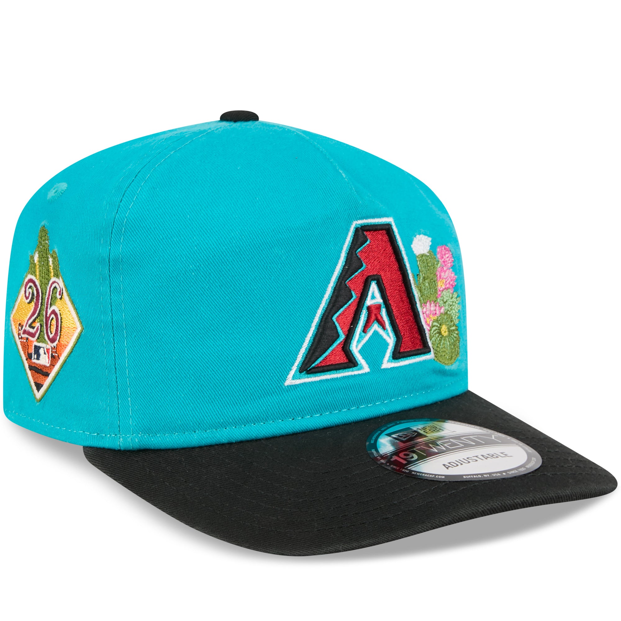 Youth New Era  Aqua/Black Arizona Diamondbacks 2026 Spring Training 19TWENTY Adjustable Hat