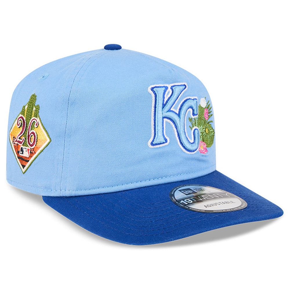 Youth New Era  Light Blue/Royal Kansas City Royals 2026 Spring Training 19TWENTY Adjustable Hat
