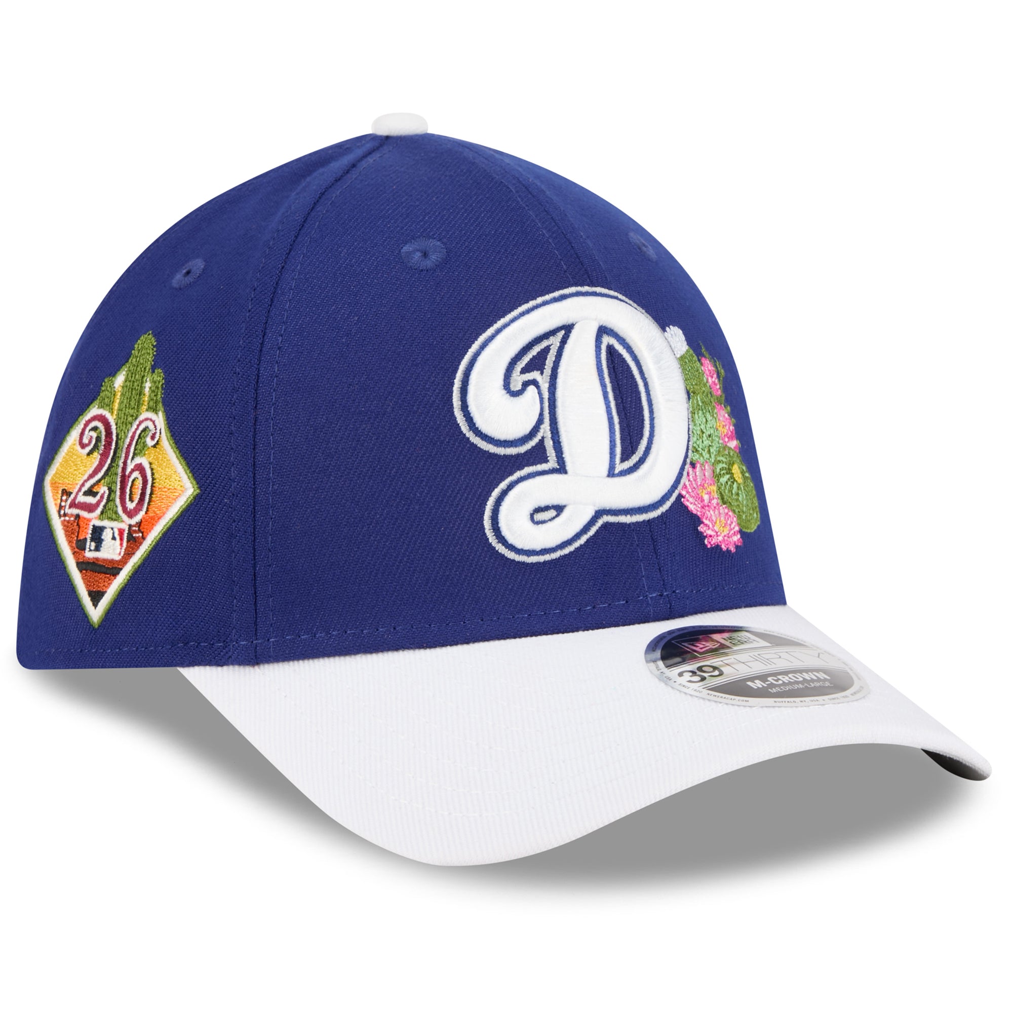 Men's New Era  Royal/White Los Angeles Dodgers 2026 Spring Training M-Crown 39THIRTY Flex Hat