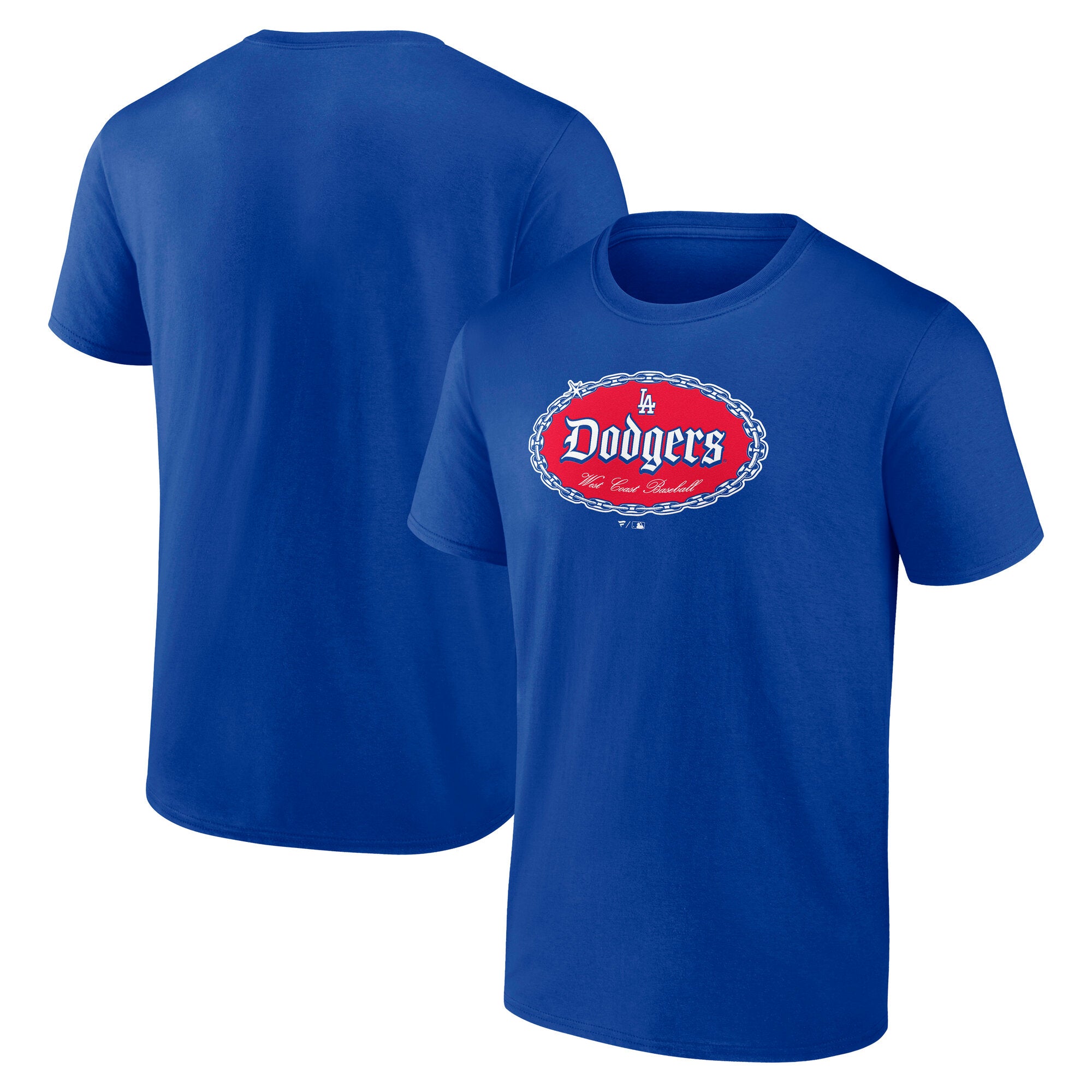 Men's Royal Los Angeles Dodgers Chain T-Shirt