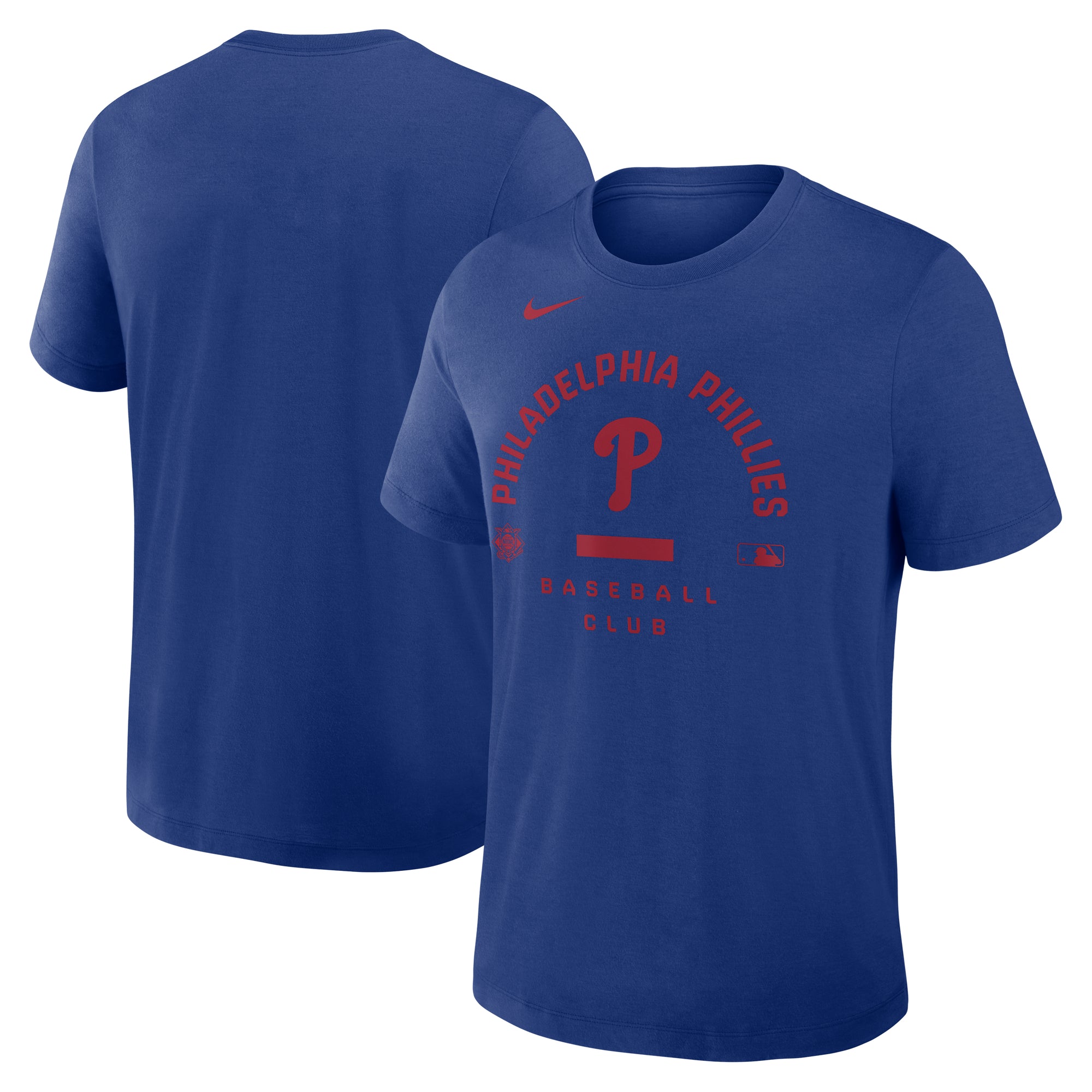 Men's Nike Royal Philadelphia Phillies Authentic Collection Early Work Tri-Blend Dri-FIT T-Shirt