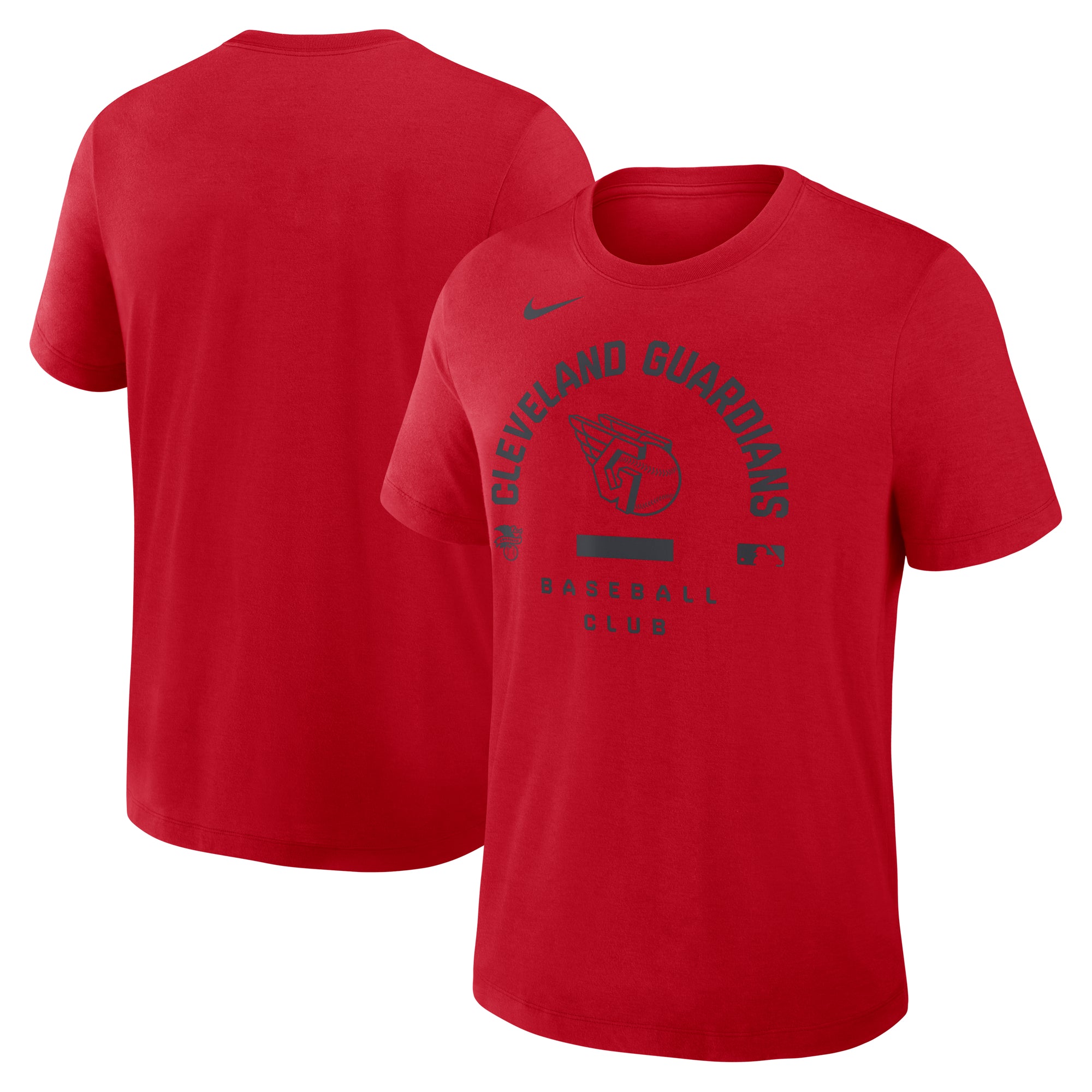 Men's Nike Red Cleveland Guardians Authentic Collection Early Work Tri-Blend Dri-FIT T-Shirt