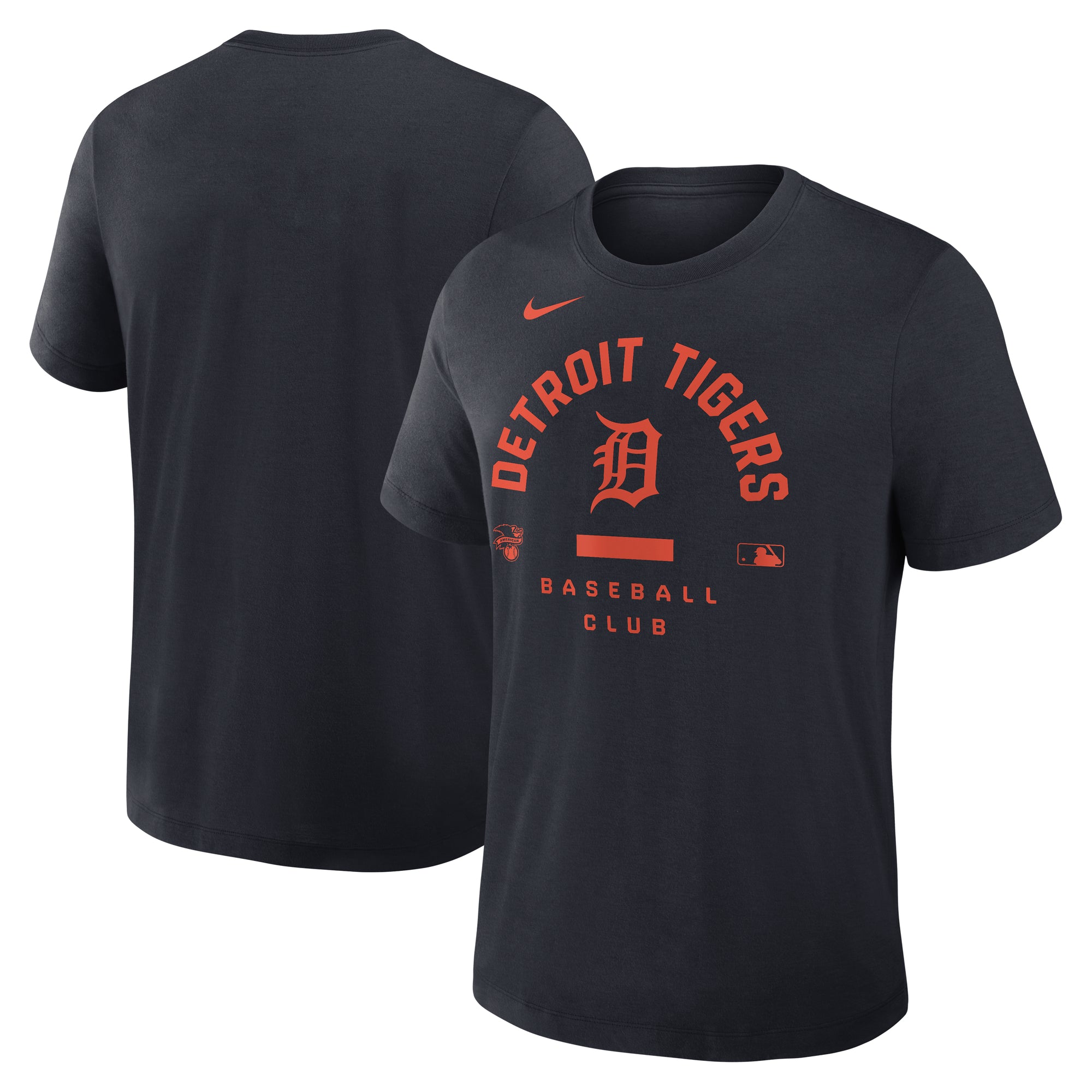 Men's Nike Navy Detroit Tigers Authentic Collection Early Work Tri-Blend Dri-FIT T-Shirt