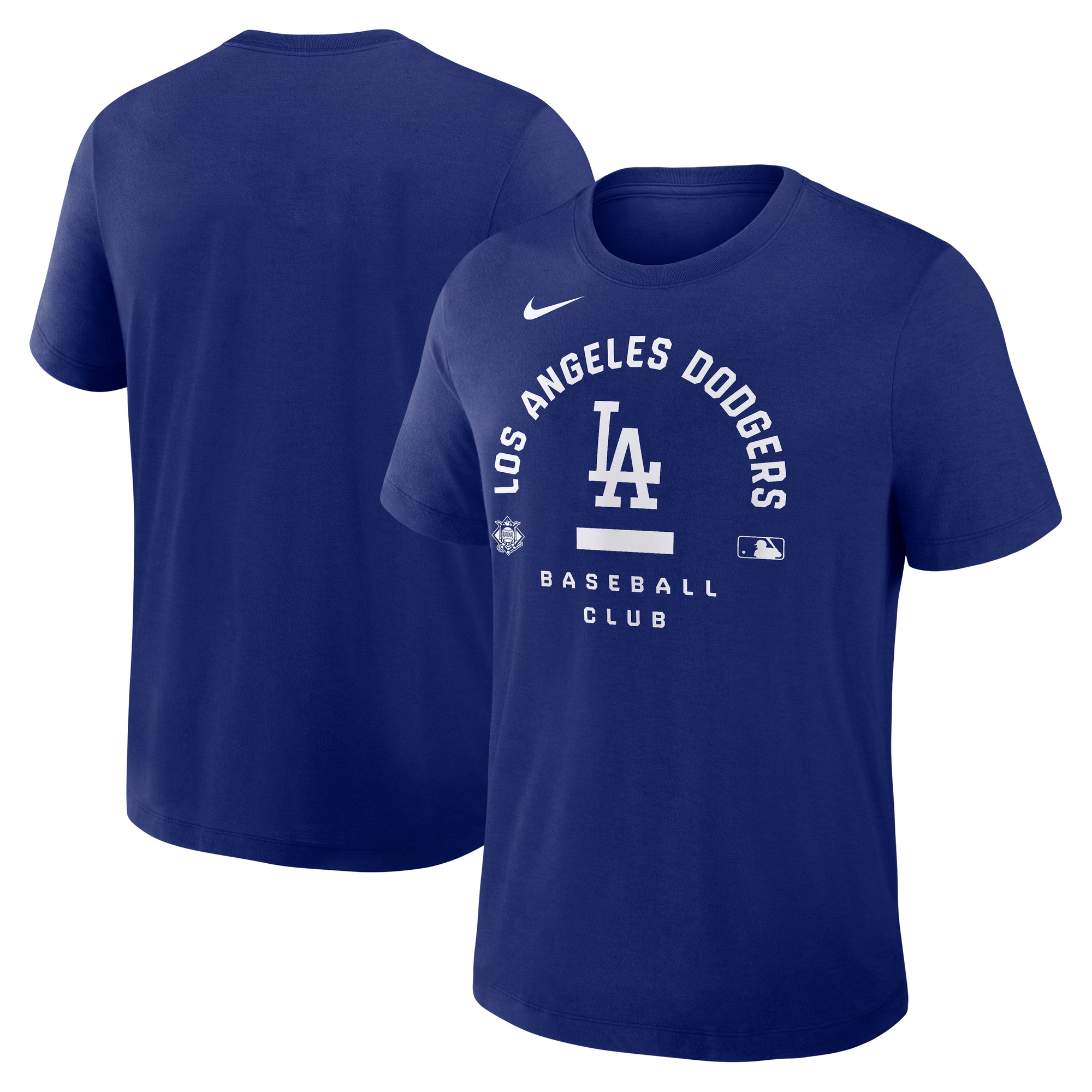 Men's Nike Royal Los Angeles Dodgers Authentic Collection Early Work Tri-Blend Dri-FIT T-Shirt