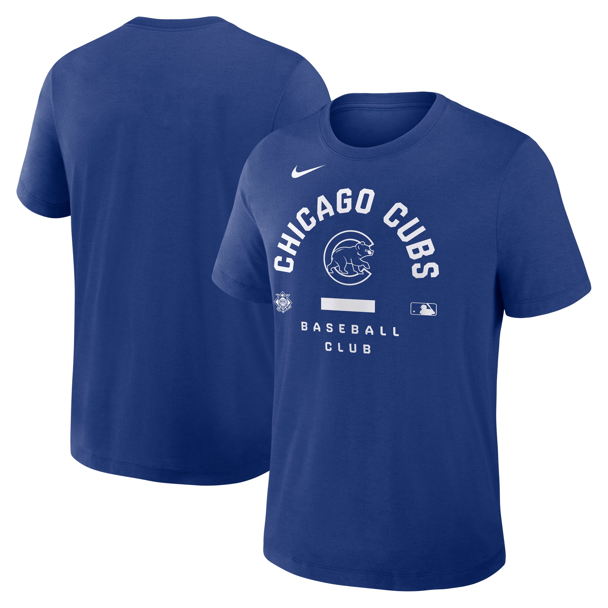 Men's Nike Royal Chicago Cubs Authentic Collection Early Work Tri-Blend Dri-FIT T-Shirt