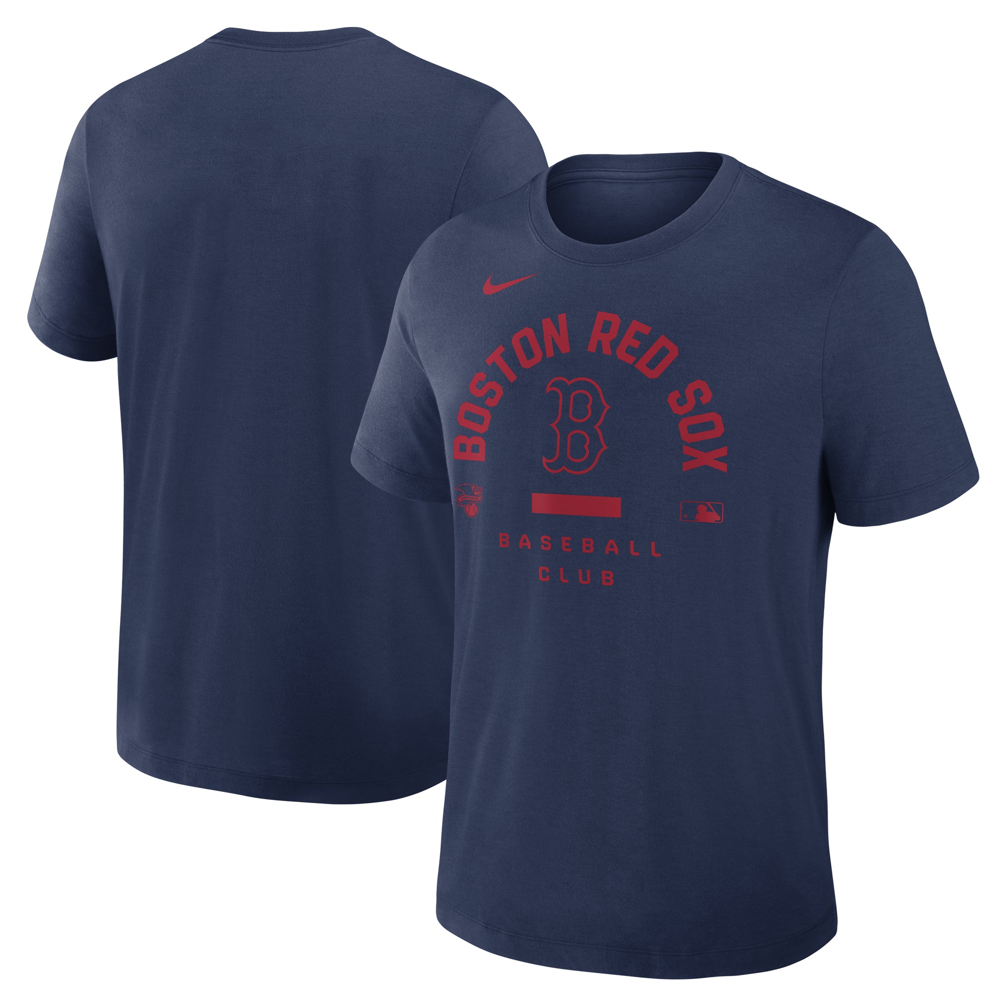 Men's Nike Navy Boston Red Sox Authentic Collection Early Work Tri-Blend Dri-FIT T-Shirt