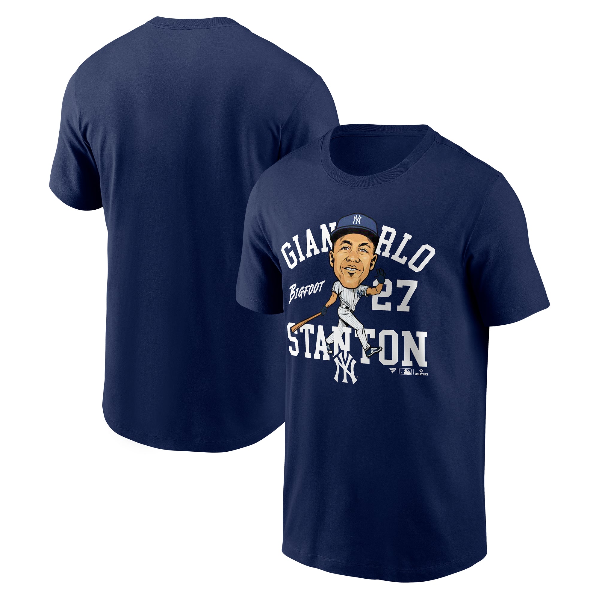 Men's Fanatics Giancarlo Stanton Navy New York Yankees Hometown Caricature T-Shirt