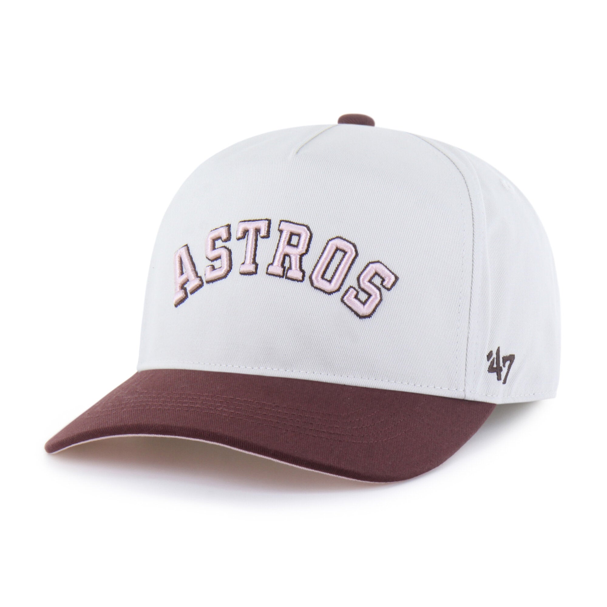 Unisex '47 Stone/Burgundy Houston Astros Love Letter Adjustable Hitch Hat