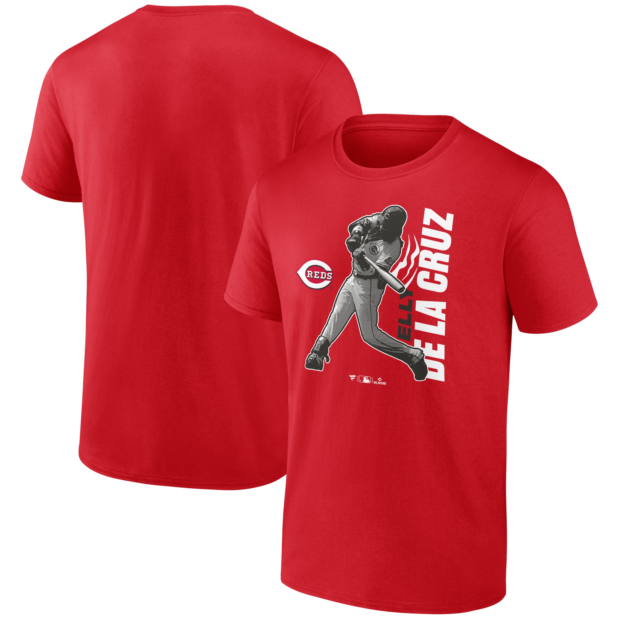 Men's Elly De La Cruz Red Cincinnati Reds Player Graphic T-Shirt