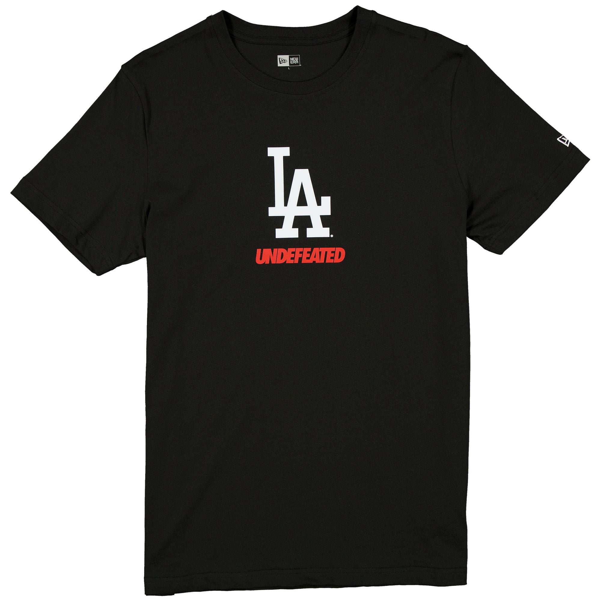 Men's New Era x Undefeated Black Los Angeles Dodgers Undefeated T-Shirt