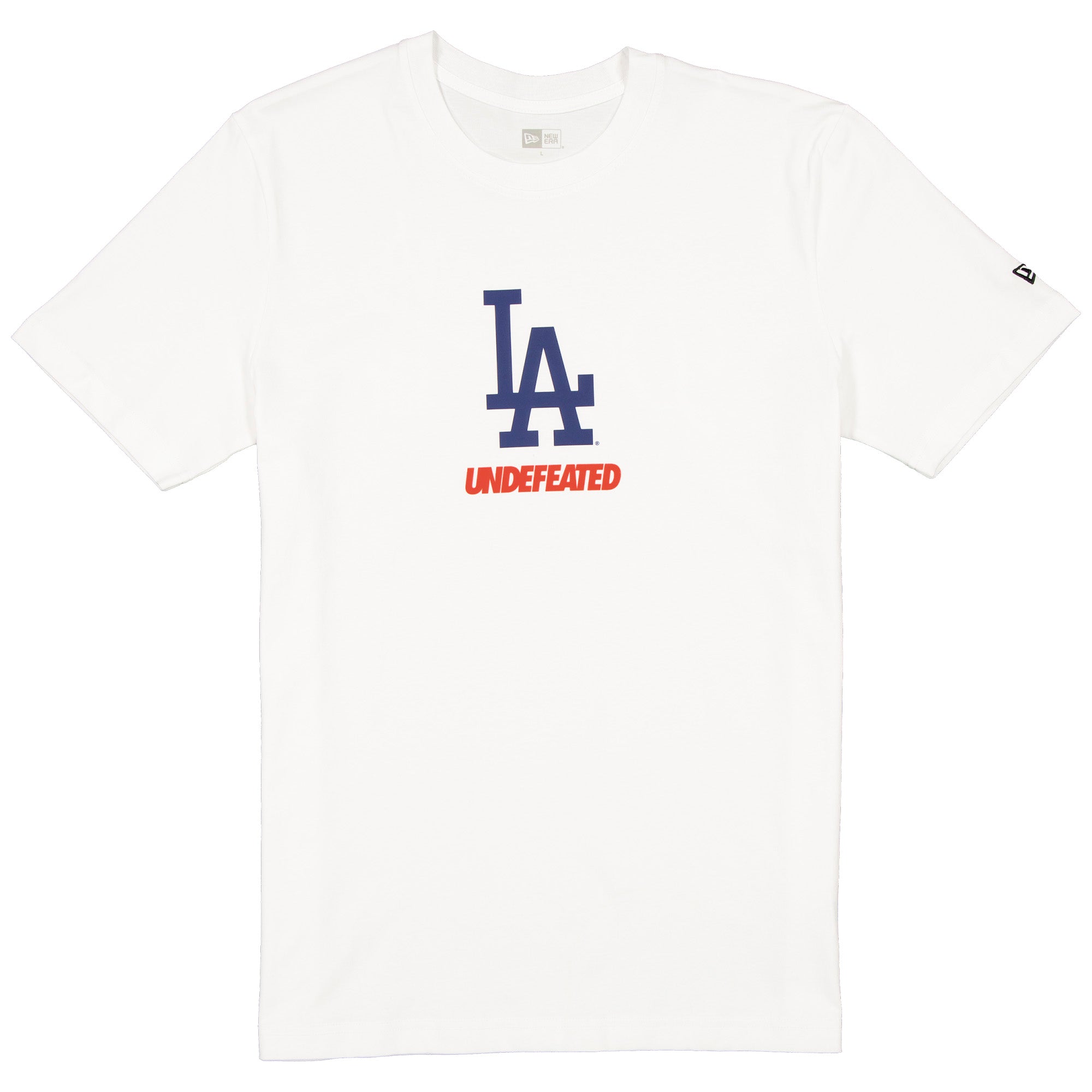 Men's New Era x Undefeated White Los Angeles Dodgers Undefeated T-Shirt
