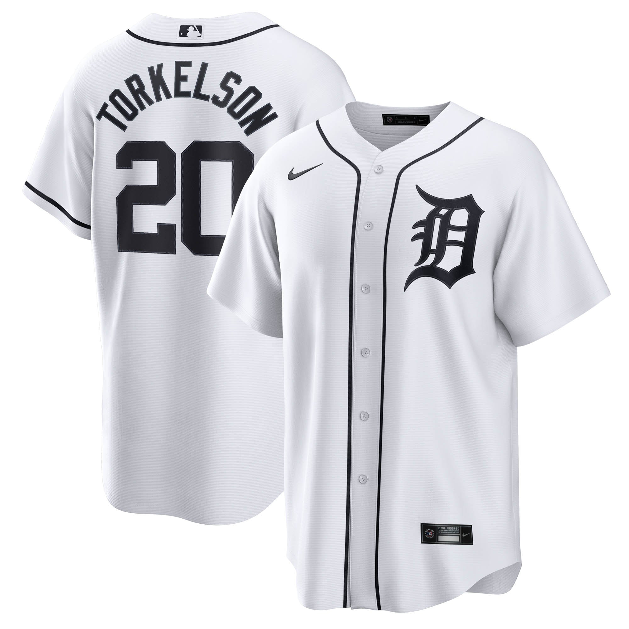 Men's Nike Spencer Torkelson White Detroit Tigers Home Replica Jersey