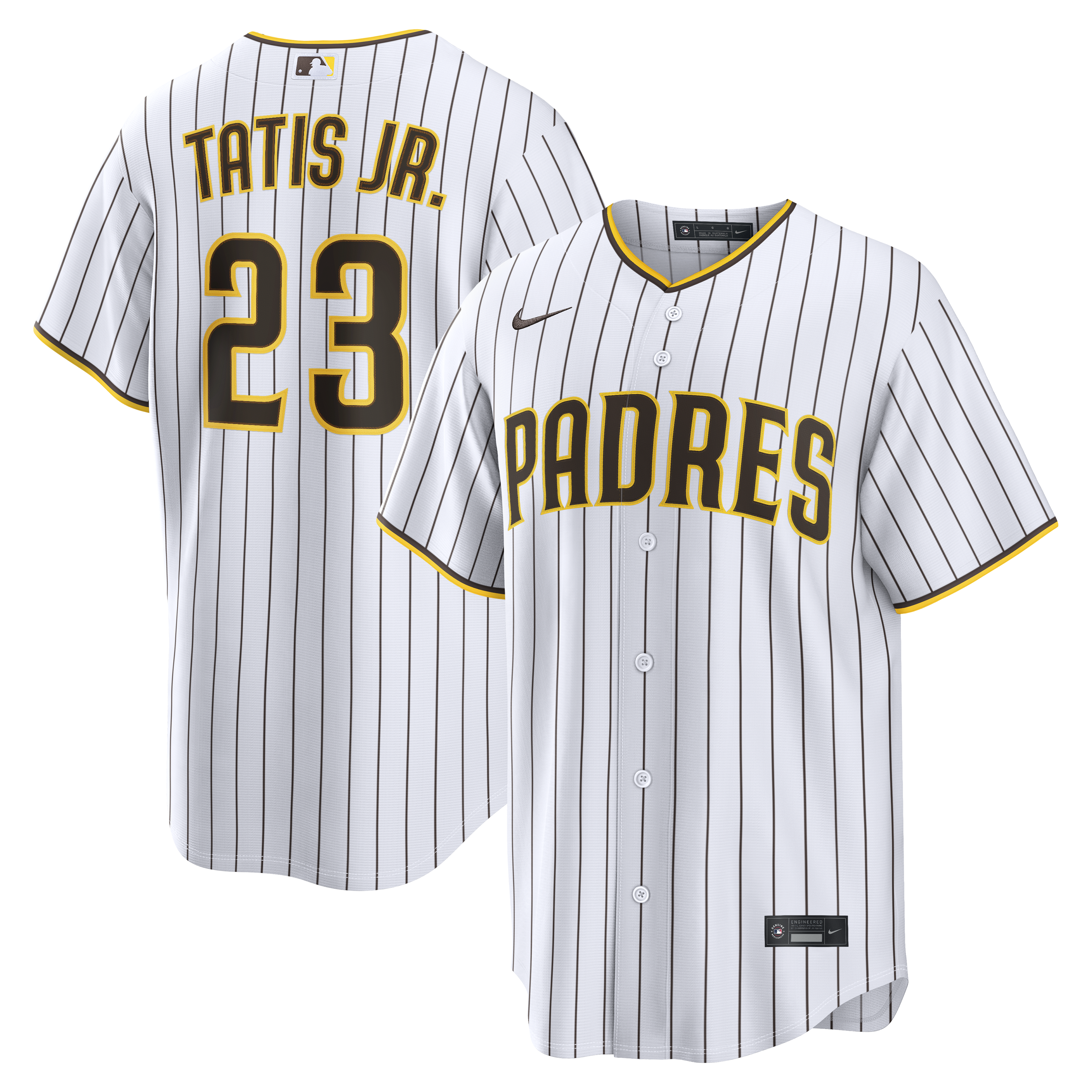 Men's Nike Fernando Tatis Jr. White San Diego Padres Home Replica Player Jersey