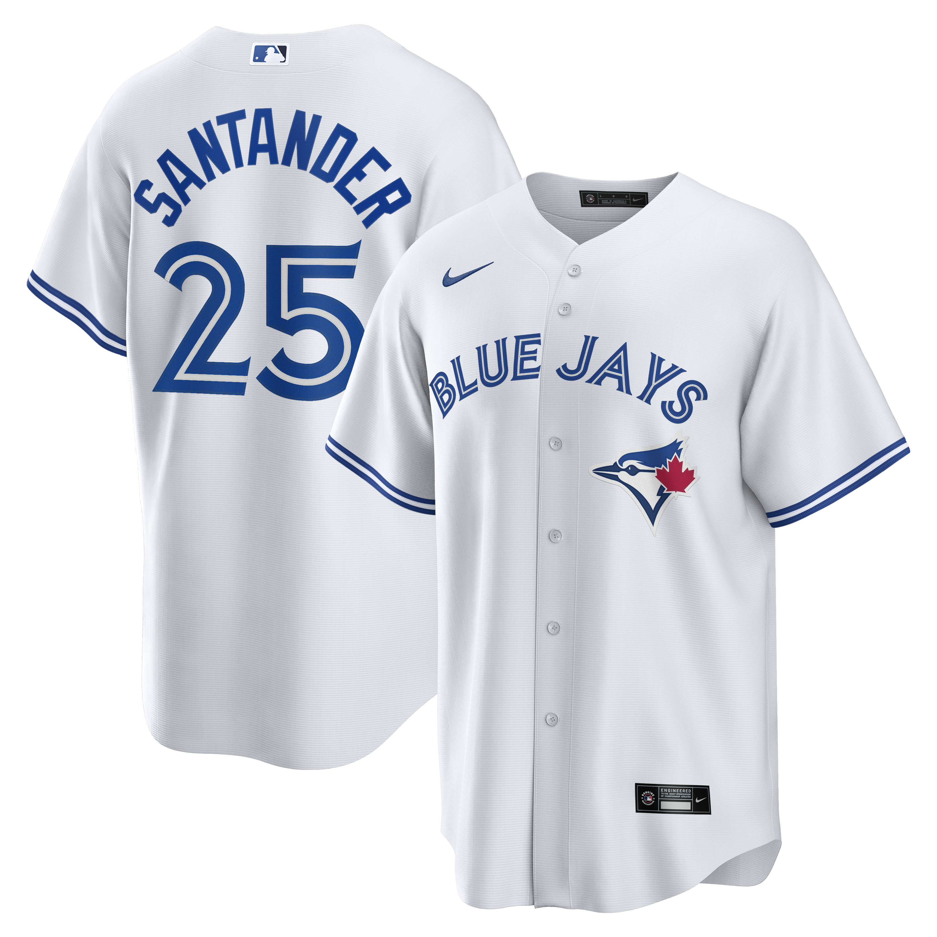 Men's Nike Anthony Santander White Toronto Blue Jays Home Replica Jersey