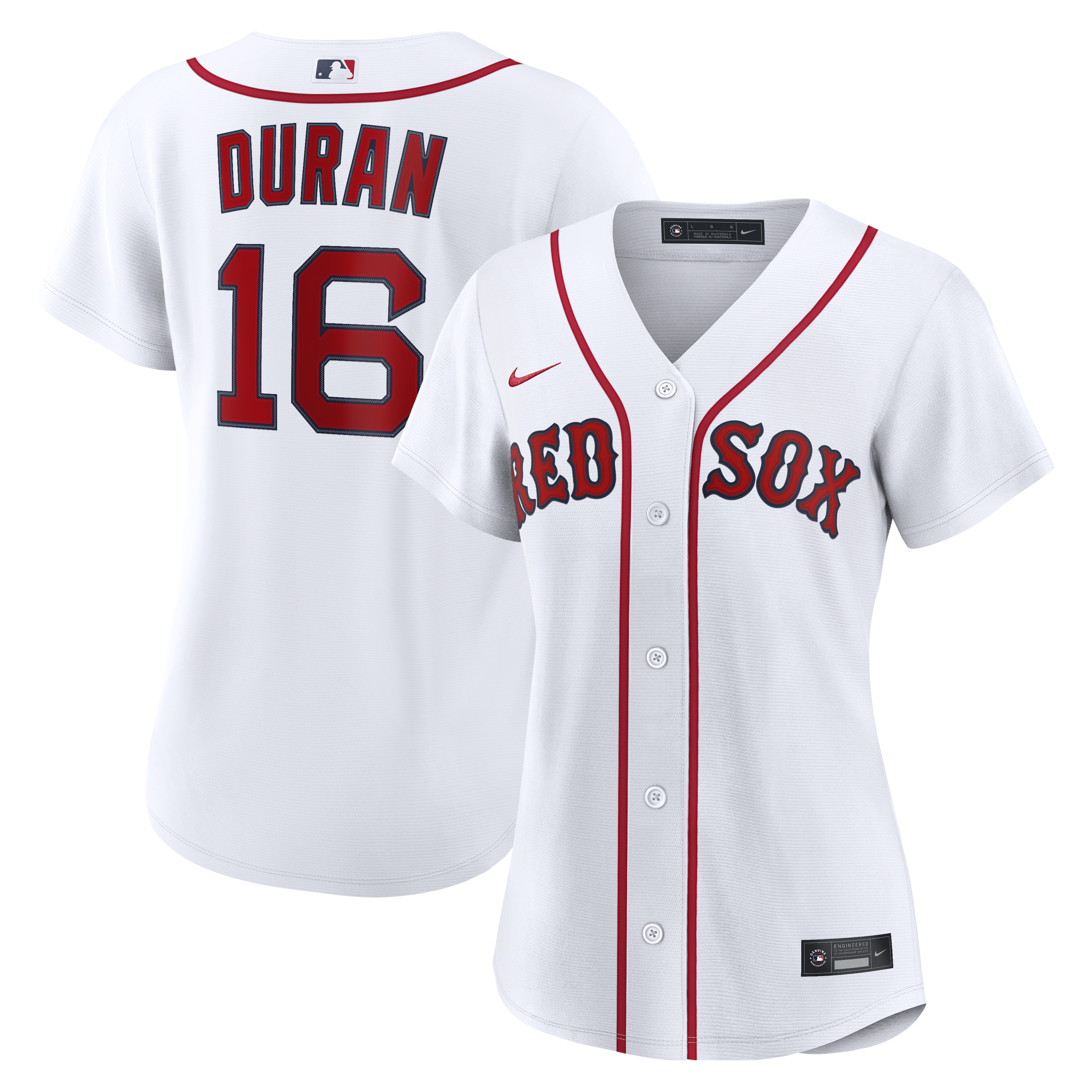 Women's Nike Jarren Duran White Boston Red Sox Home Replica Player Jersey