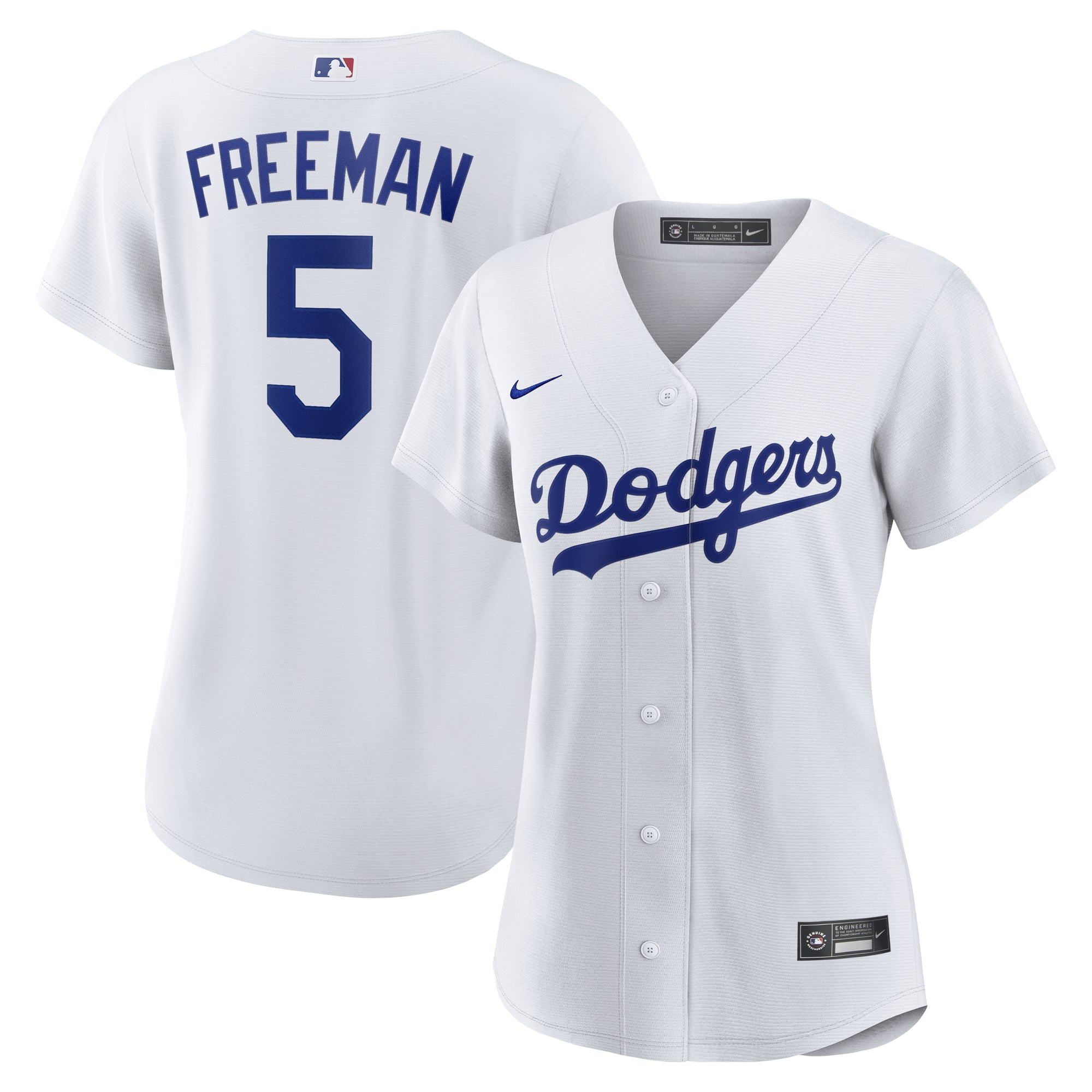 Women's Nike Freddie Freeman White Los Angeles Dodgers Home Replica Jersey