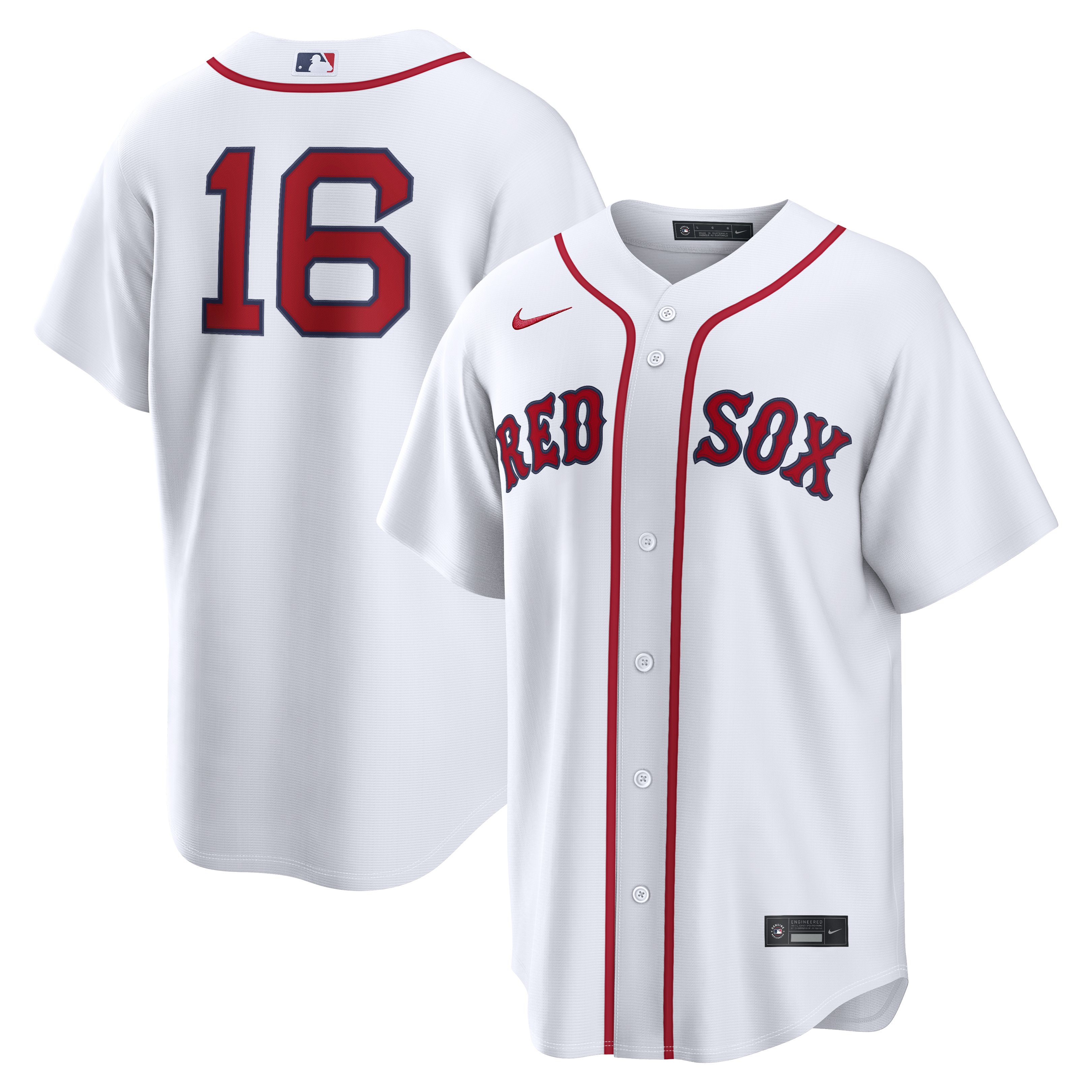Men's Nike Jarren Duran White Boston Red Sox Home Replica Jersey