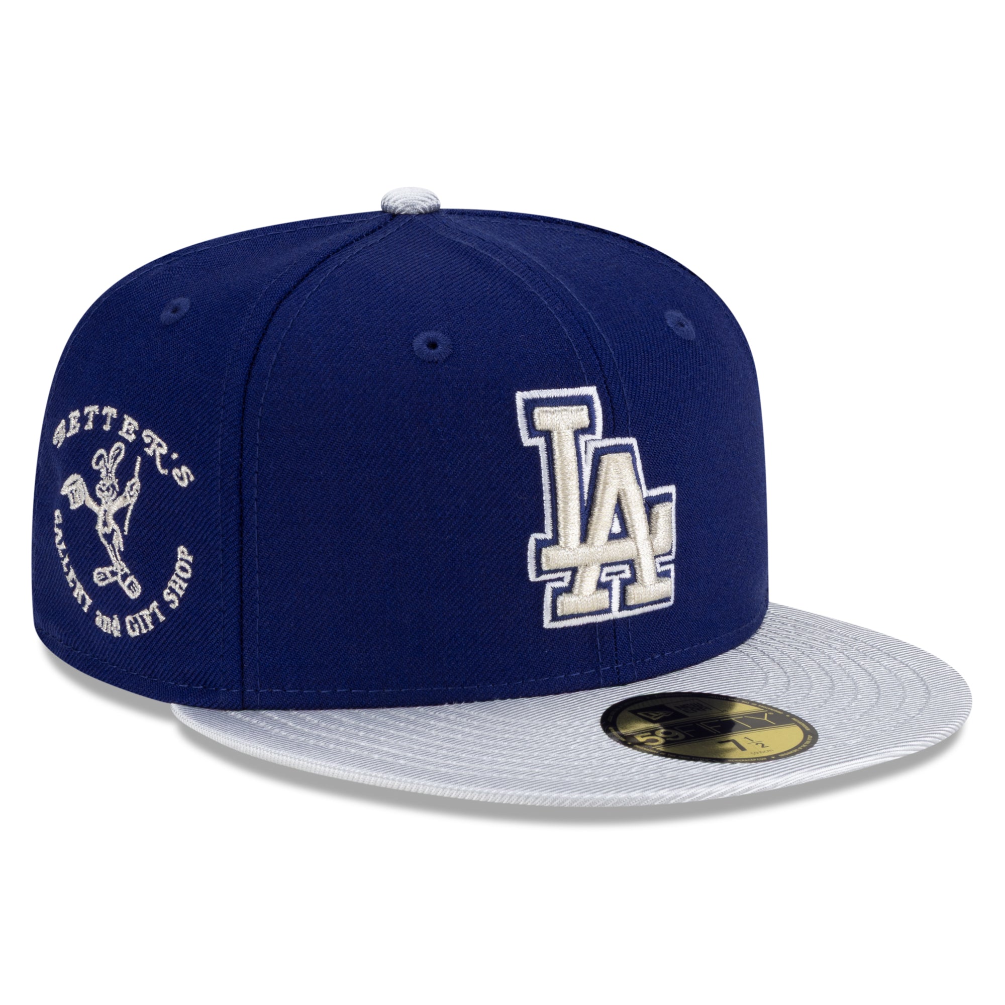 Men's New Era x Better Gift Shop Royal/Gray Los Angeles Dodgers 59FIFTY Fitted Hat