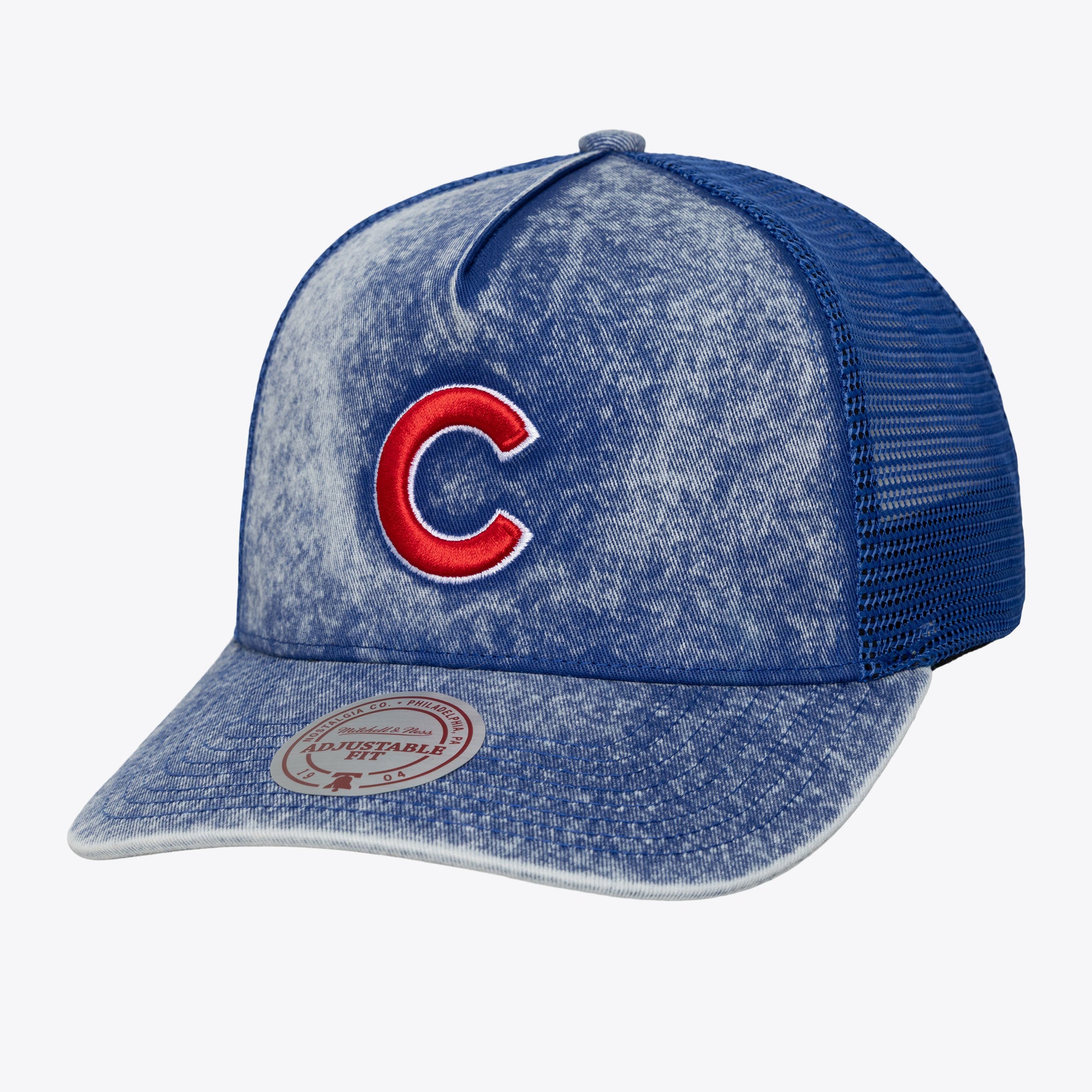 Unisex Mitchell & Ness  Royal Chicago Cubs Gameday Adjustable Trucker Hat