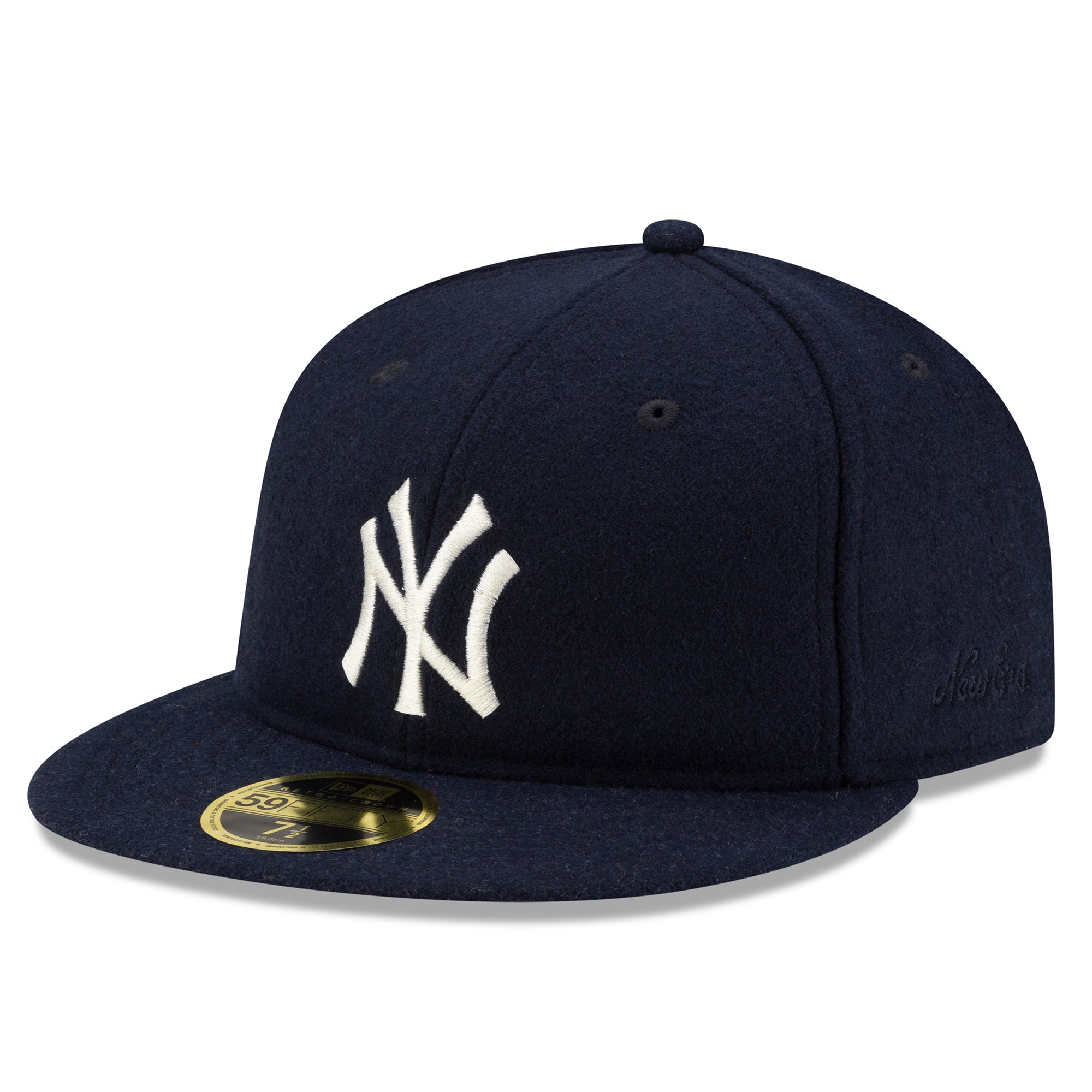 Men's New Era x Fear of God x MLB Navy New York Yankees Wool 59FIFTY Fitted Hat