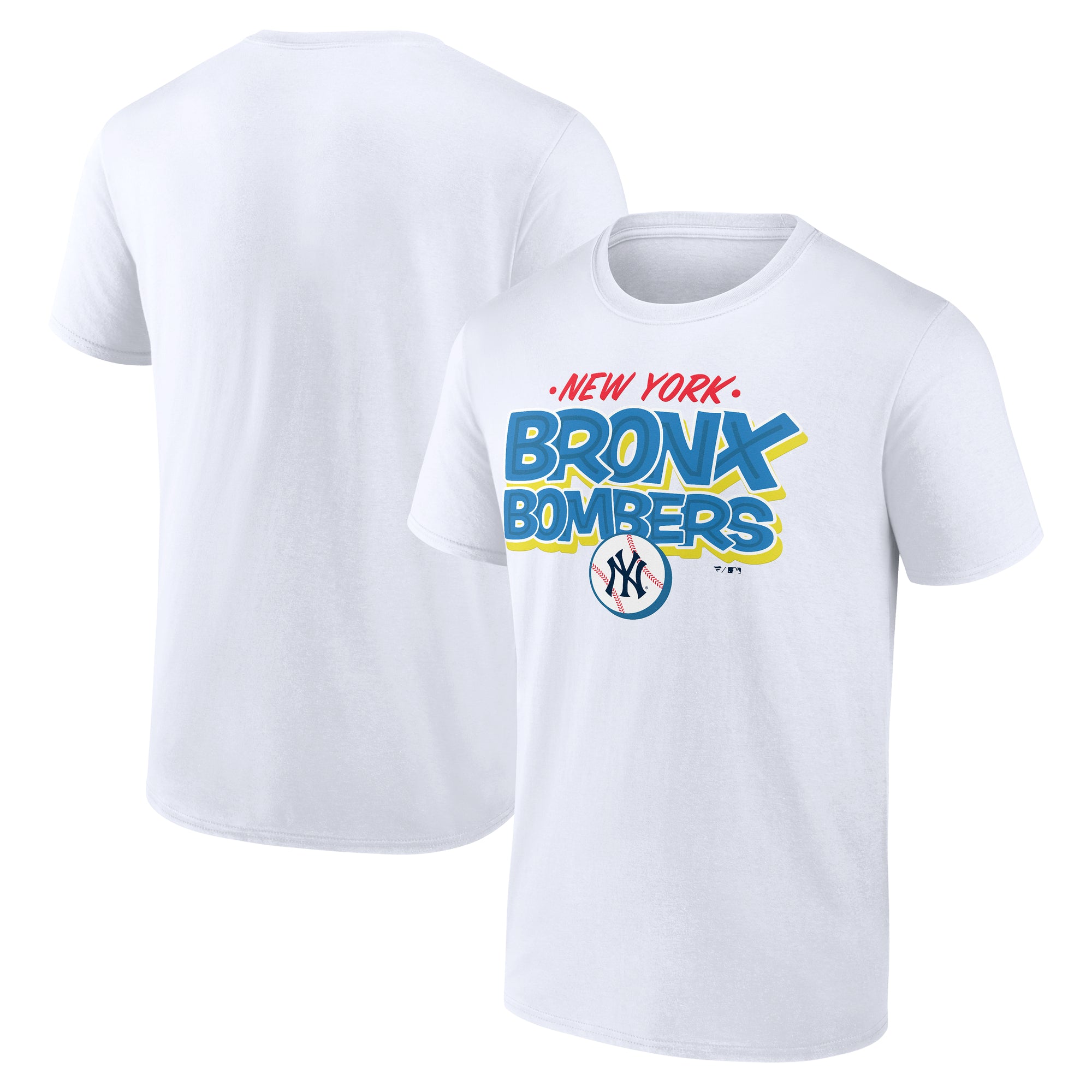 Men's White New York Yankees Bodega Sign T-Shirt