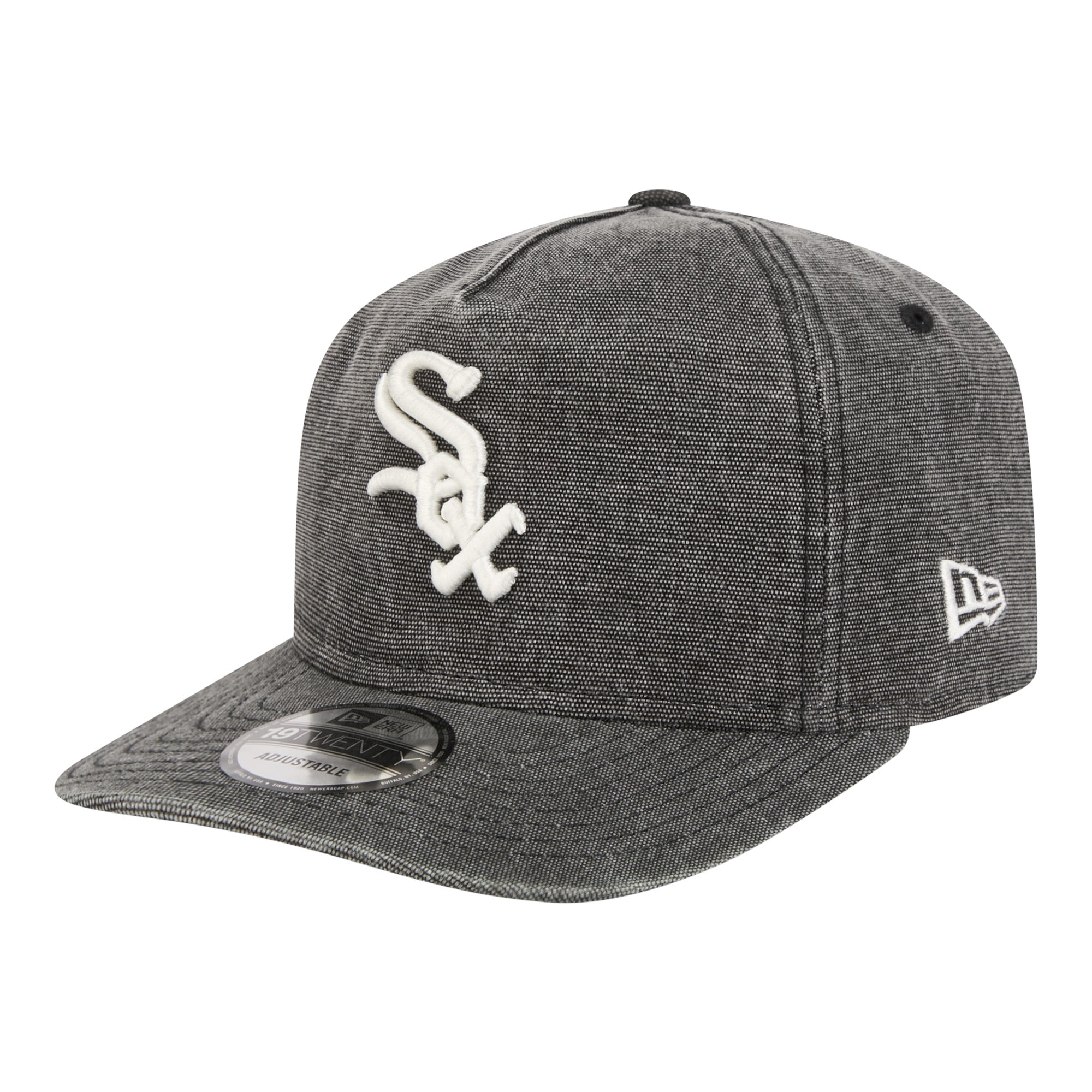 Men's New Era  Black Chicago White Sox  Denim Classic 19TWENTY Adjustable Hat