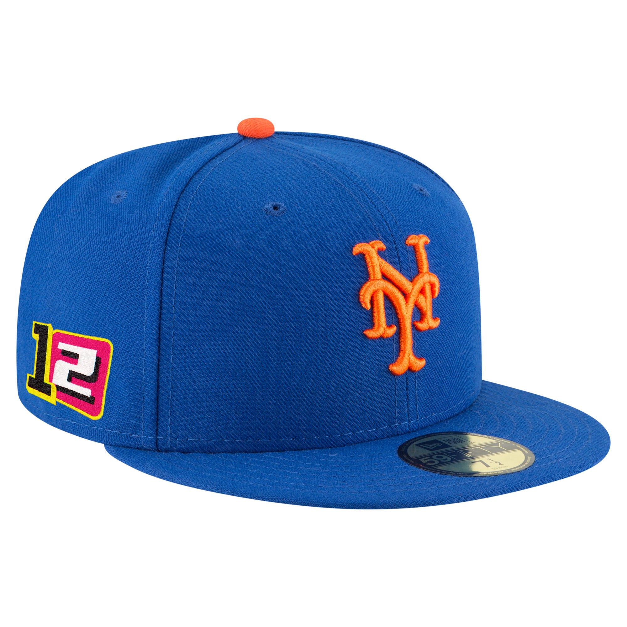 Men's New Era Francisco Lindor Royal New York Mets 2025 Player’s Weekend 59FIFTY Fitted Hat