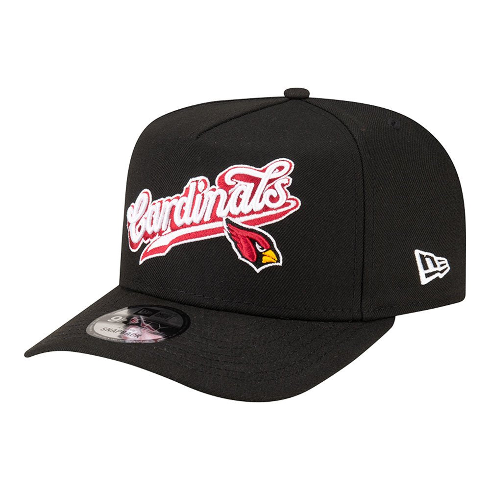 Men's New Era Born x Raised  Black Arizona Cardinals A-Frame 9FIFTY Snapback Hat